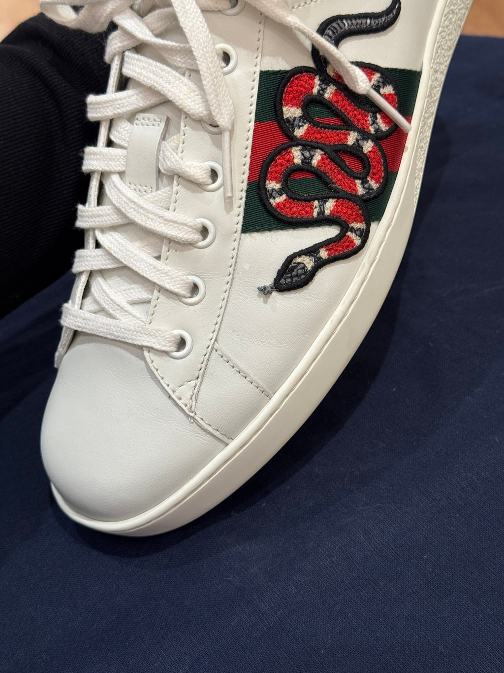 Gucci Shoes Snake White