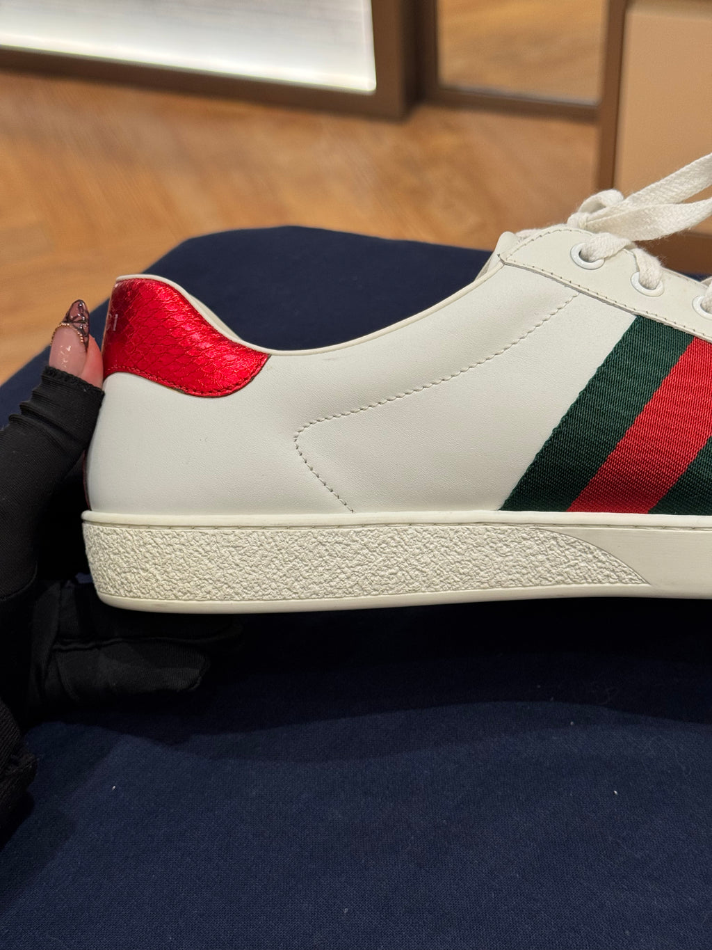 Gucci Shoes Snake White