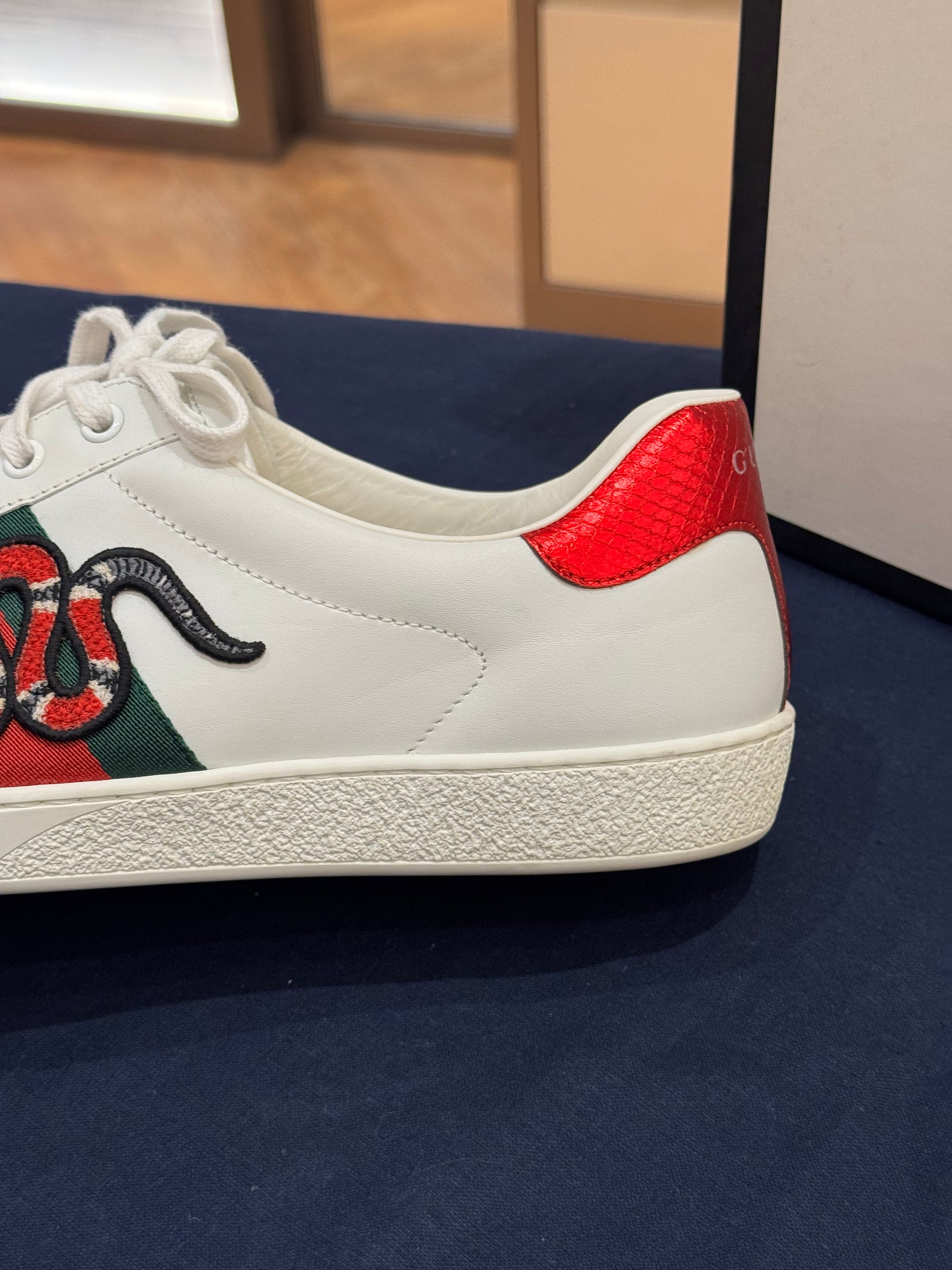 Gucci Shoes Snake White