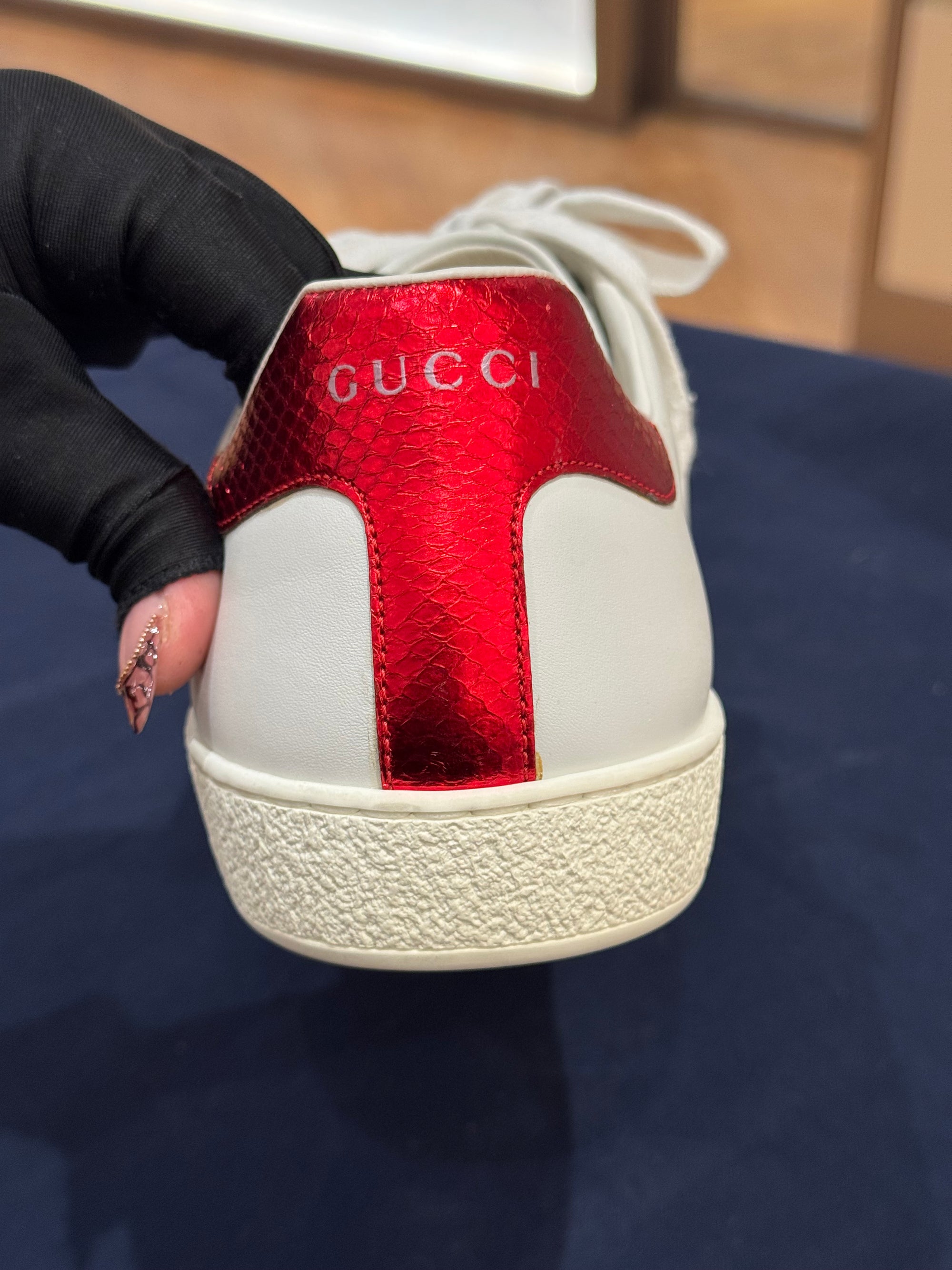 Gucci Shoes Snake White