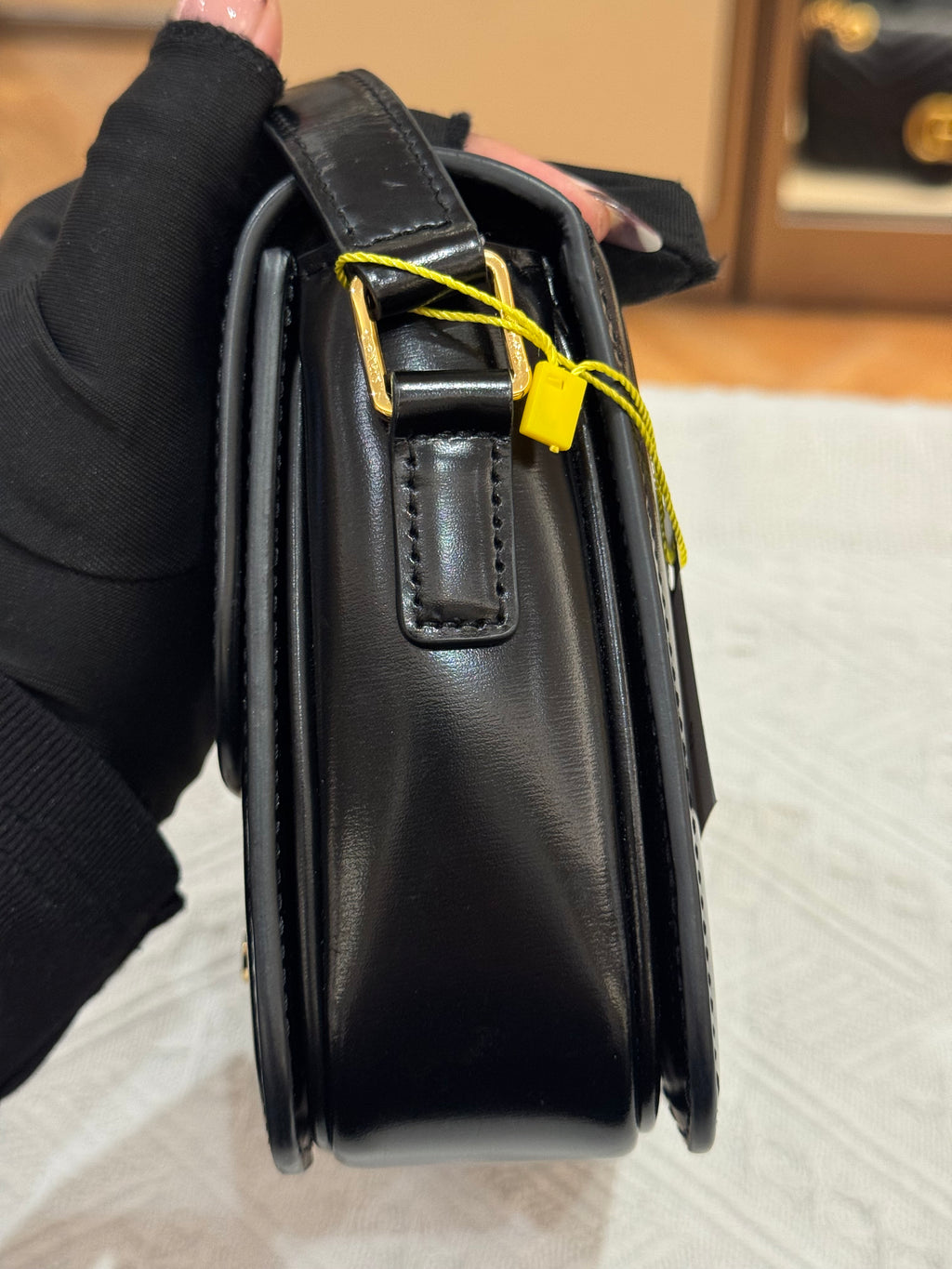 Celine Triomphe Teen Black
