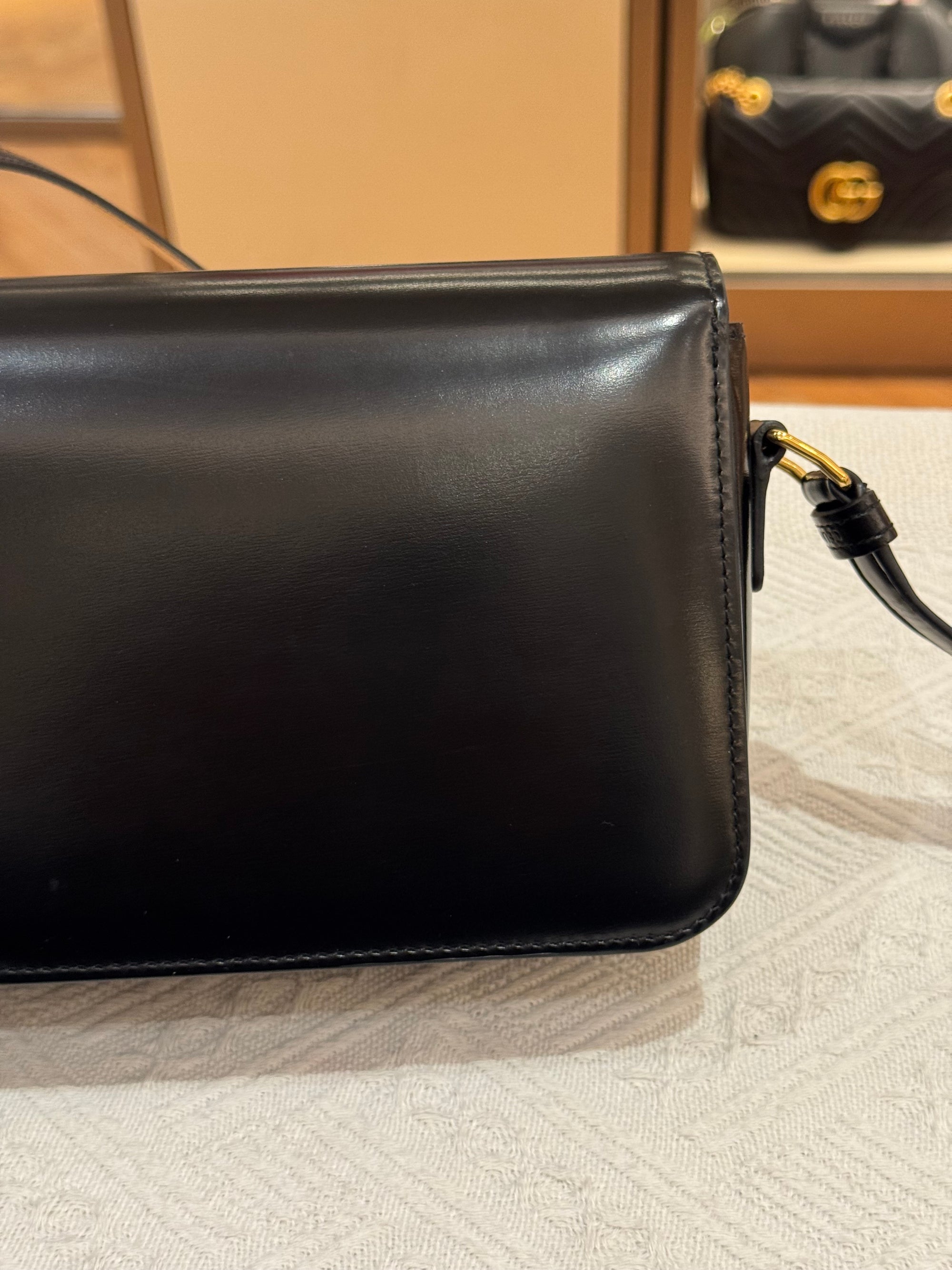 Celine Triomphe Teen Black