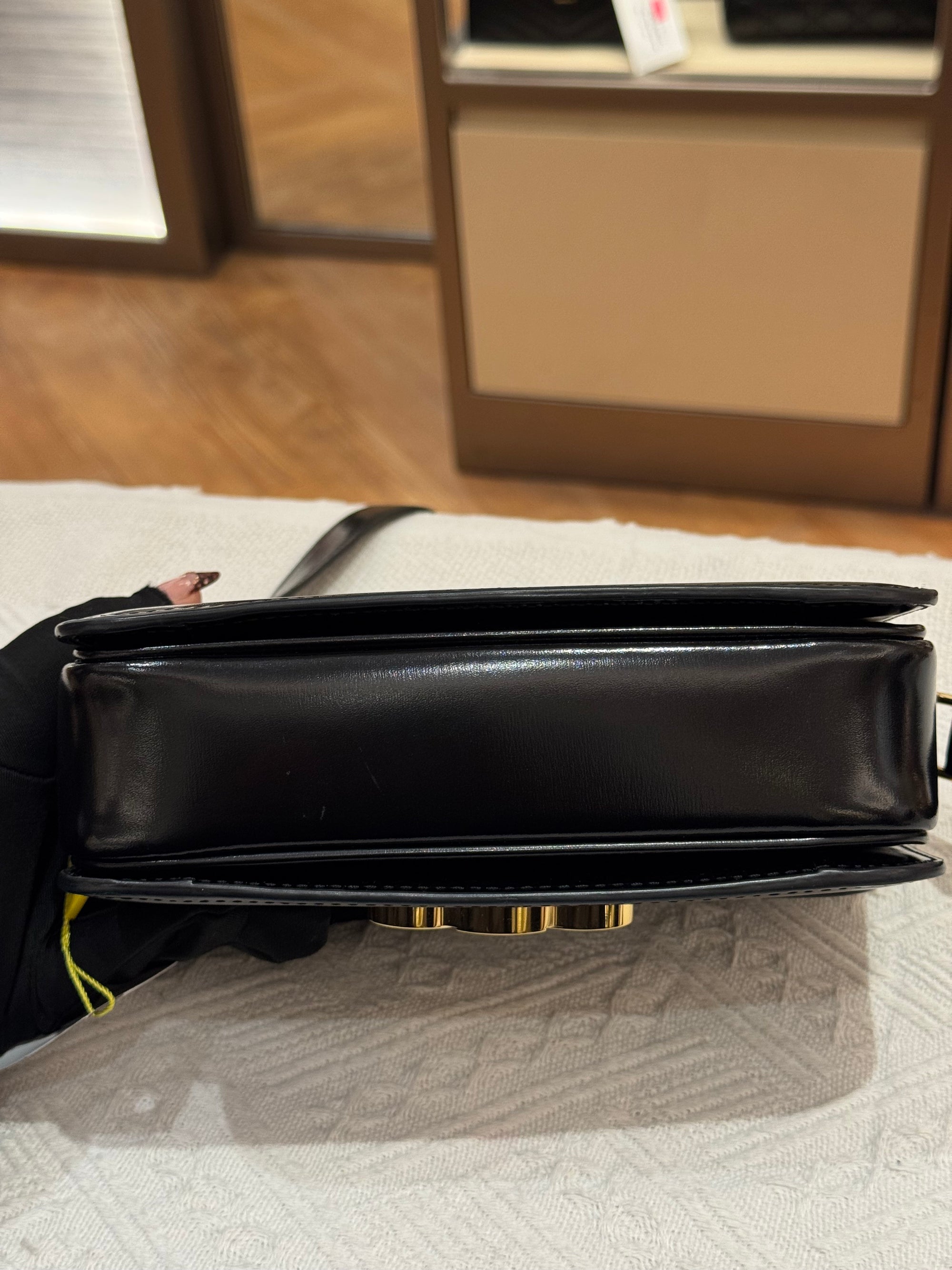 Celine Triomphe Teen Black
