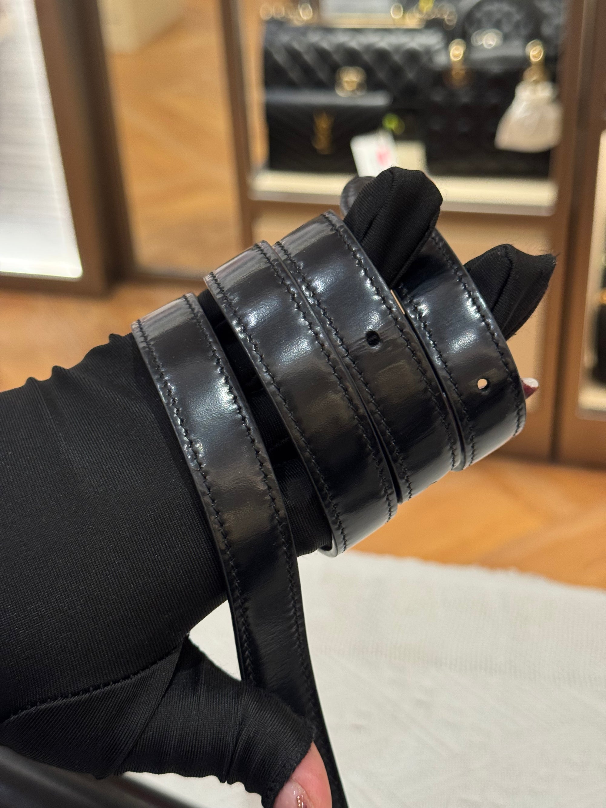 Celine Triomphe Teen Black