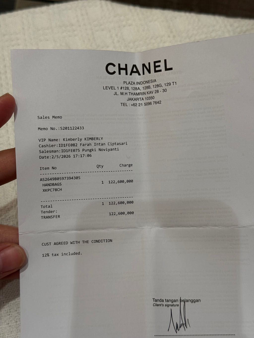 Chanel Perfect Fit Flap Shiny Clafksin Black
