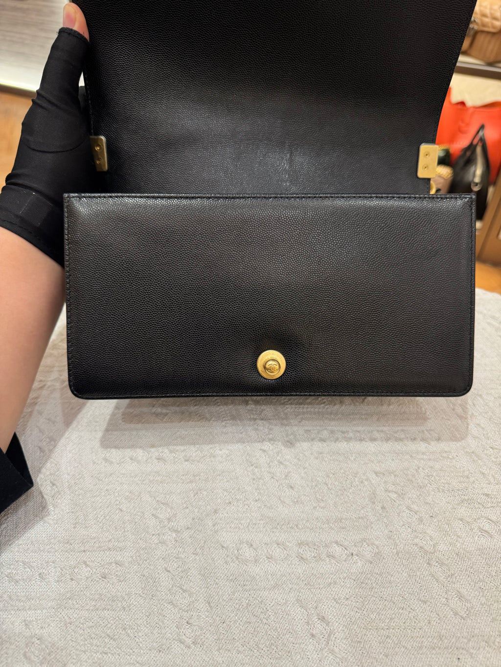 Chanel Boy Medium Caviar