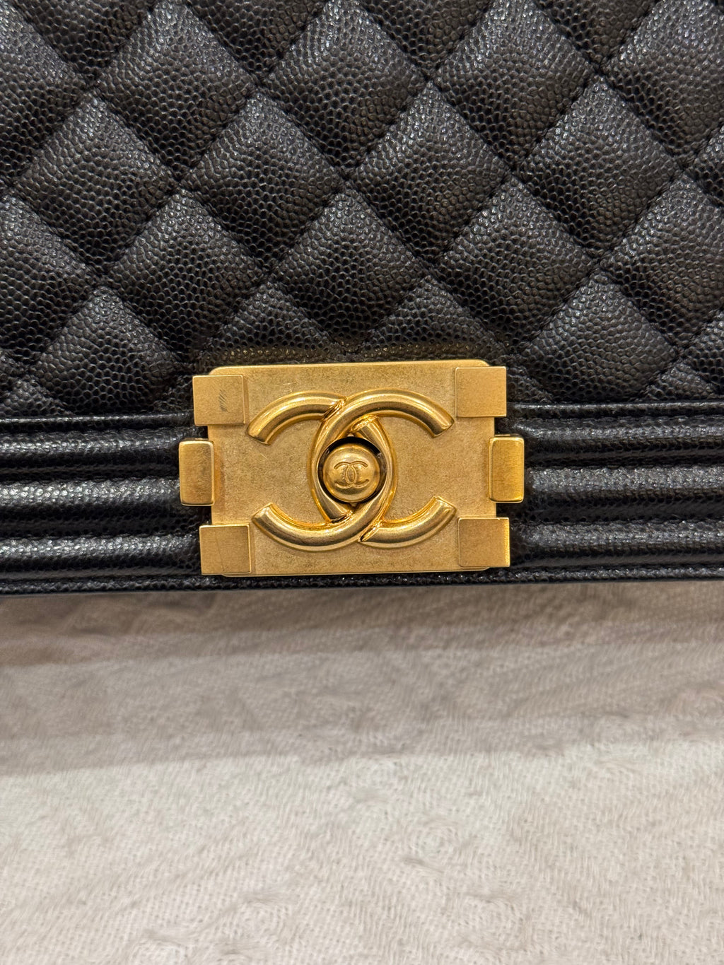 Chanel Boy Medium Caviar