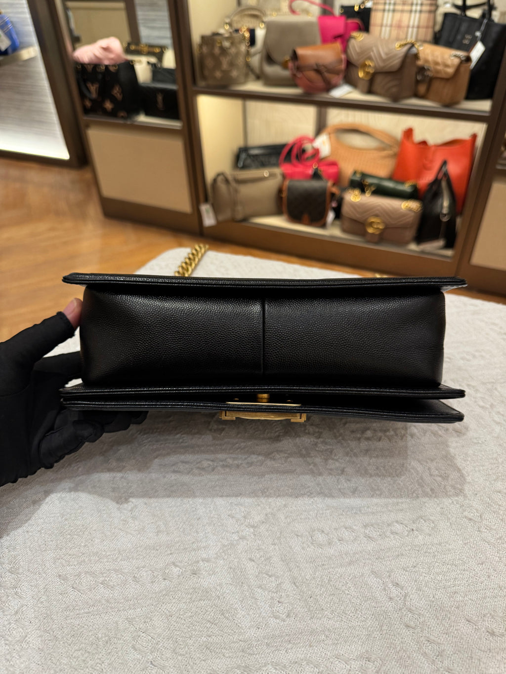 Chanel Boy Medium Caviar