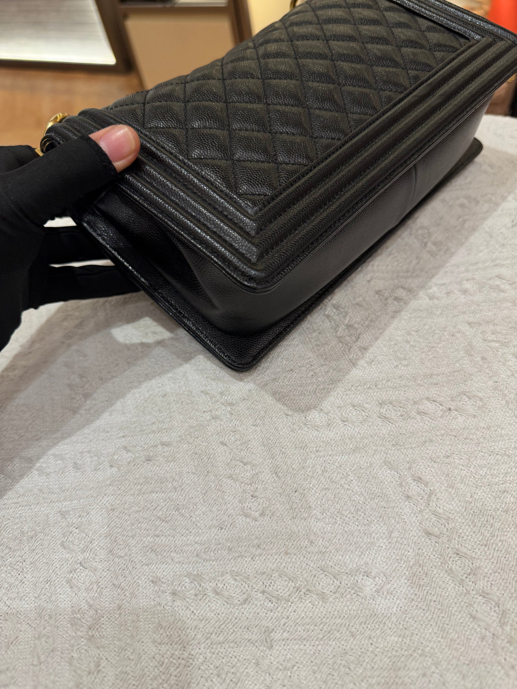 Chanel Boy Medium Caviar