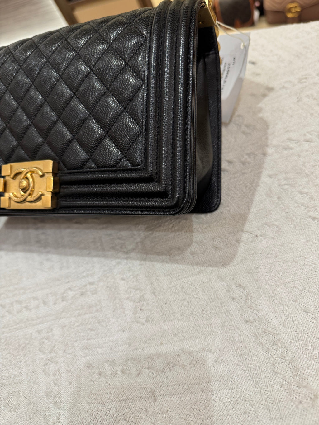 Chanel Boy Medium Caviar