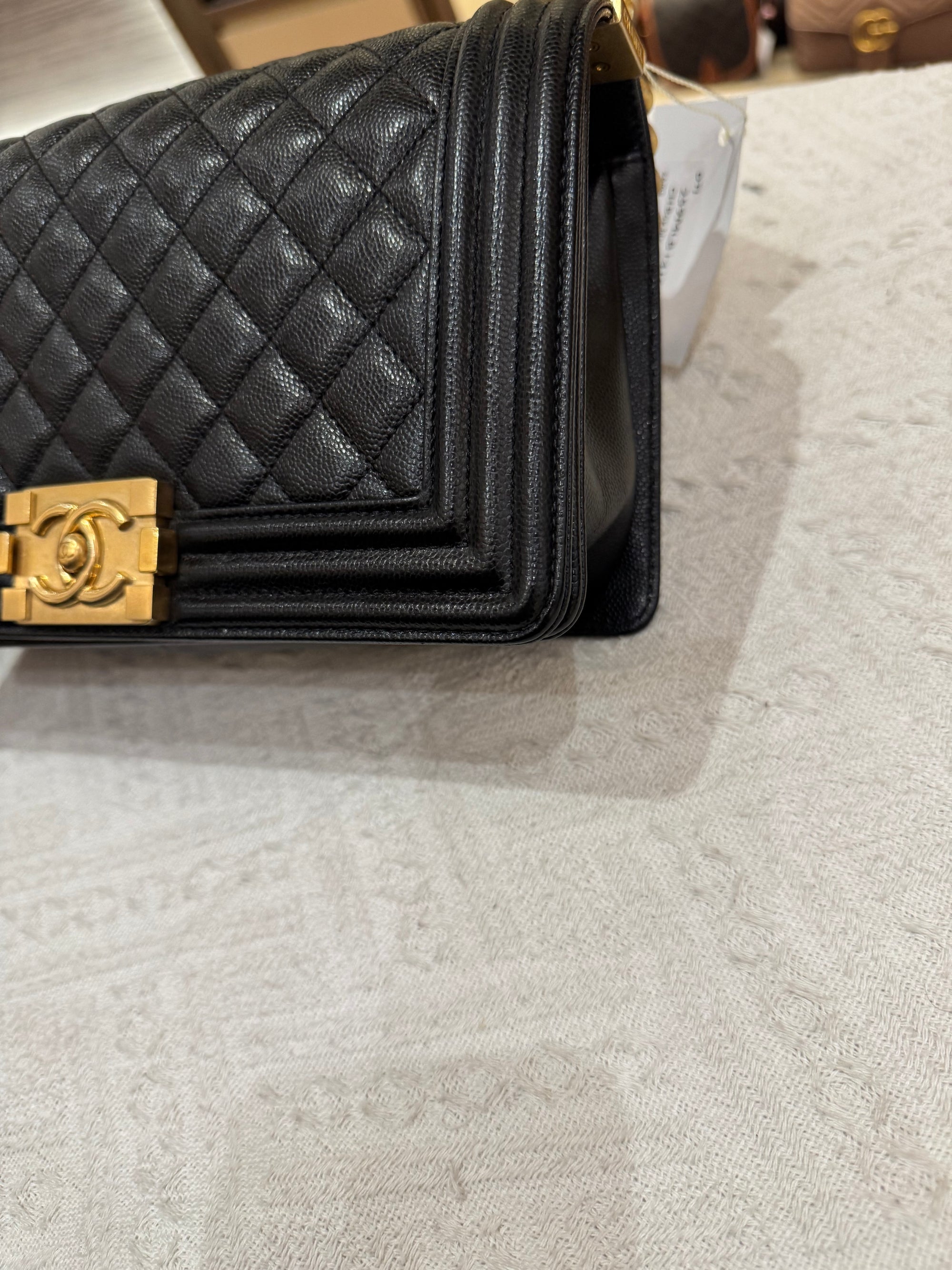 Chanel Boy Medium Caviar