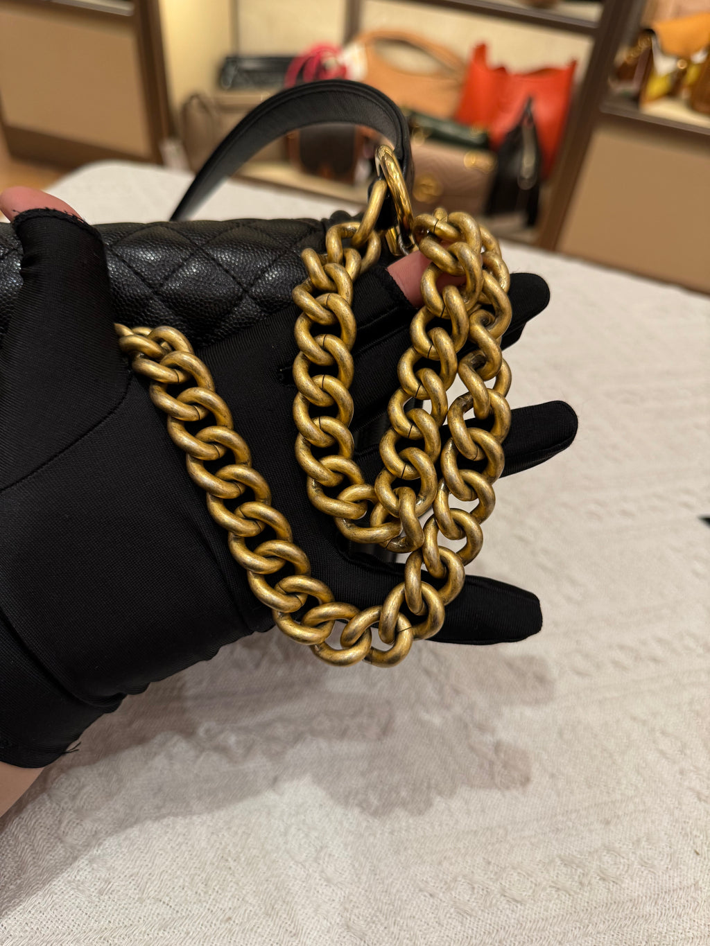 Chanel Boy Medium Caviar