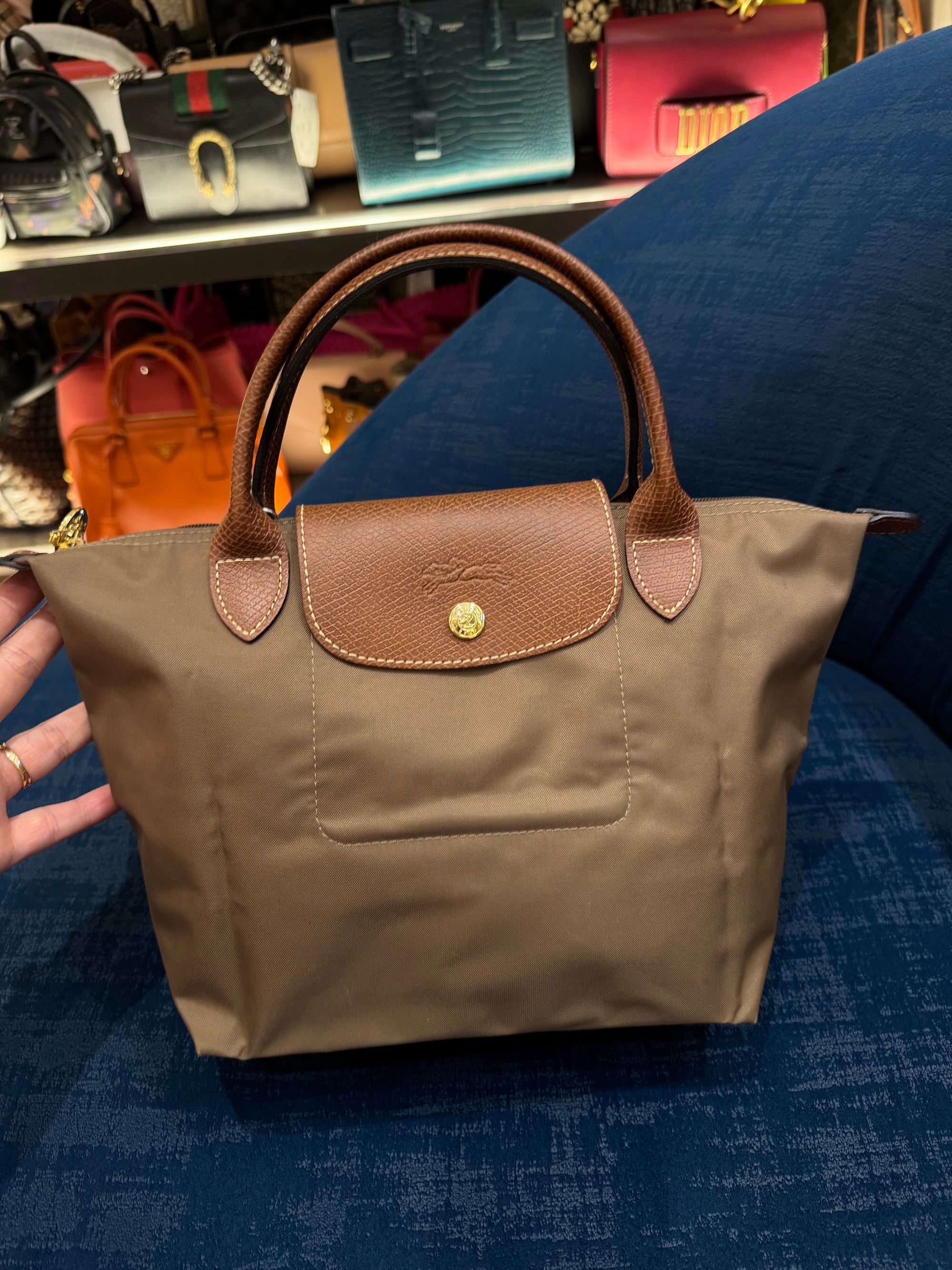 Longchamp Le Pliage Short Handle