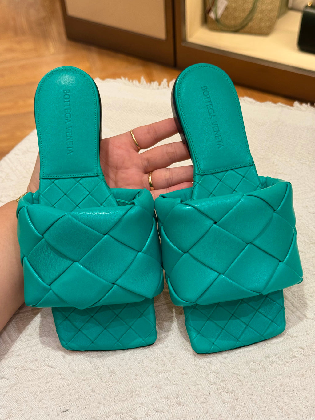 Bottega Veneta Sandals Interciato