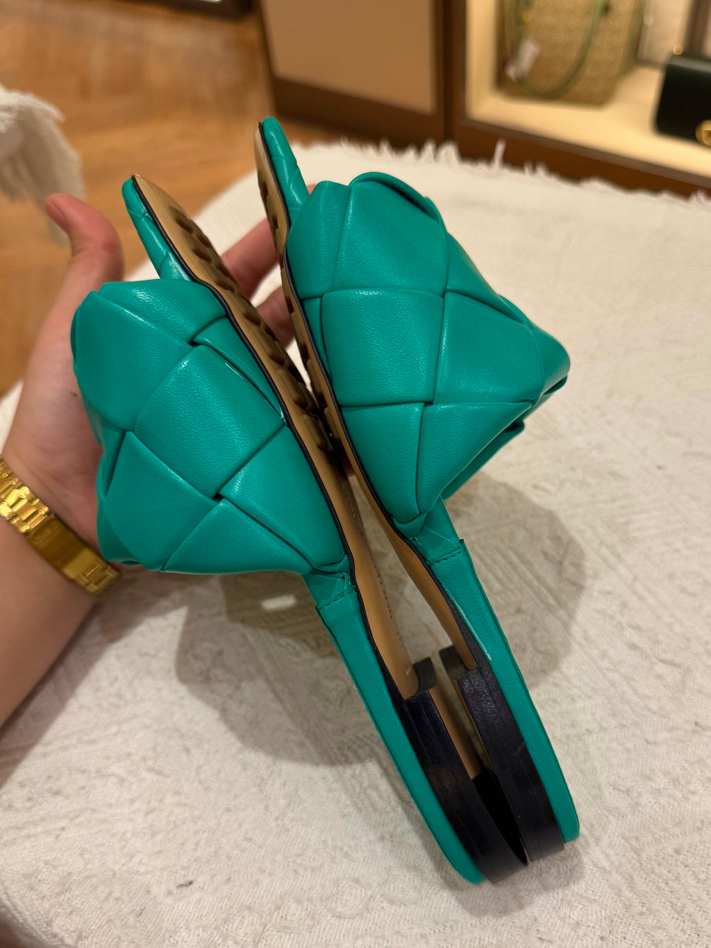 Bottega Veneta Sandals Interciato