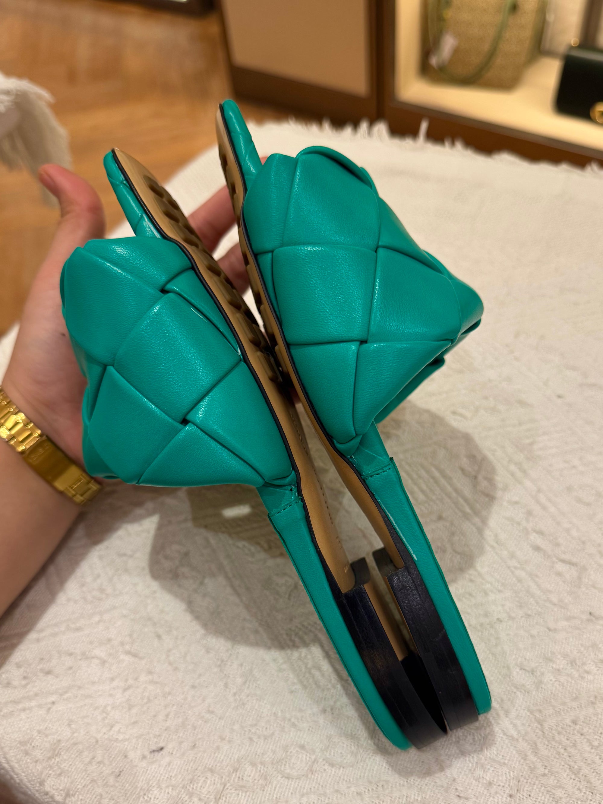 Bottega Veneta Sandals Interciato