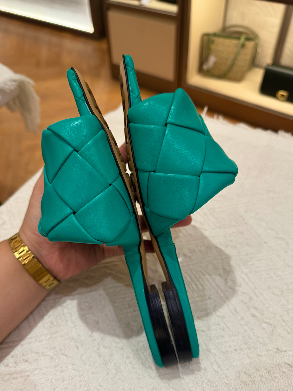 Bottega Veneta Sandals Interciato