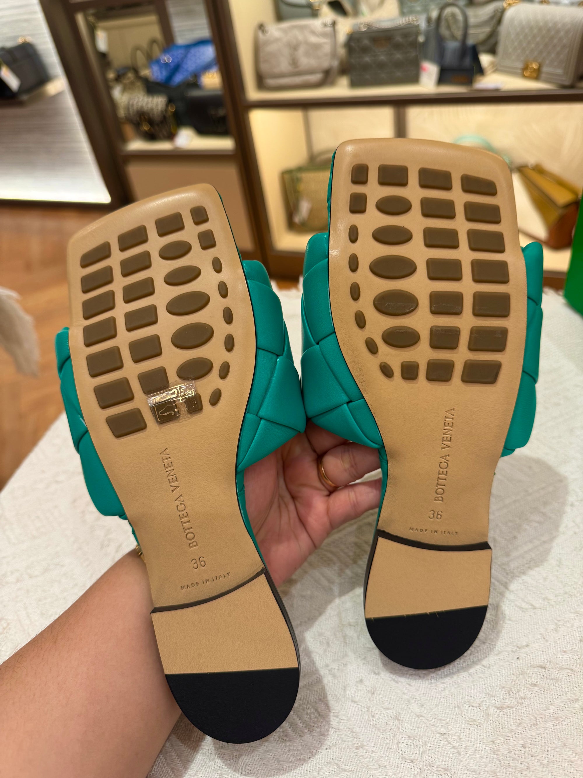 Bottega Veneta Sandals Interciato