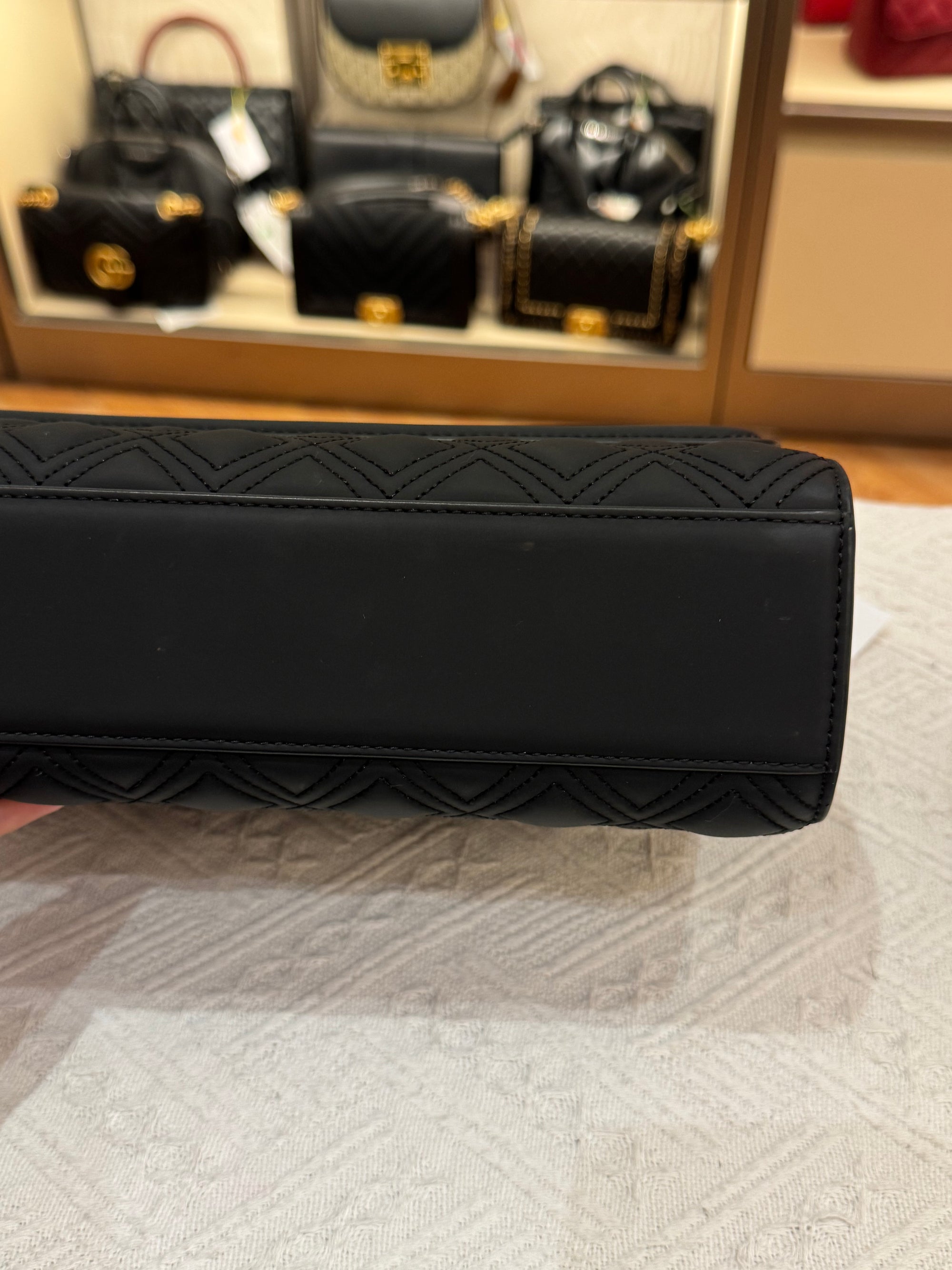 Tory Burch Fleming Medium Matte All Black