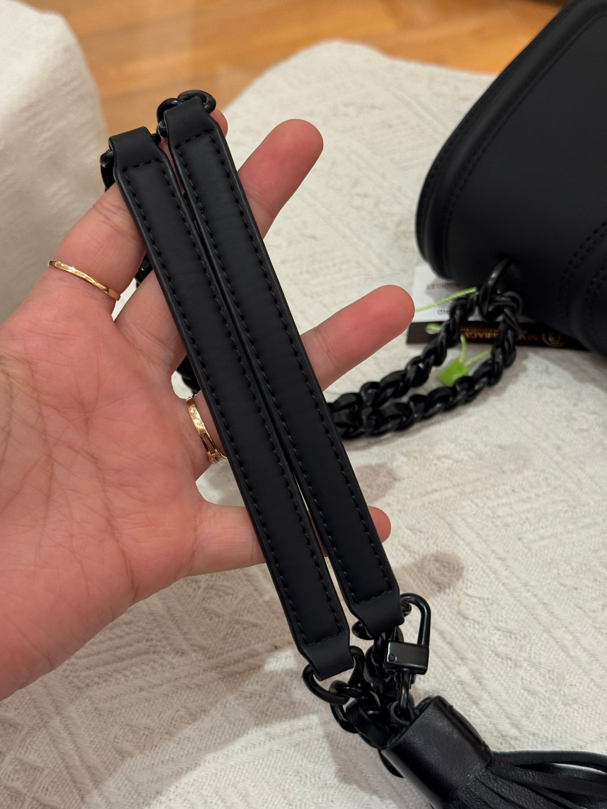 Tory Burch Fleming Medium Matte All Black