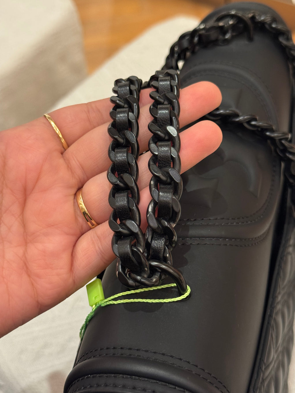 Tory Burch Fleming Medium Matte All Black
