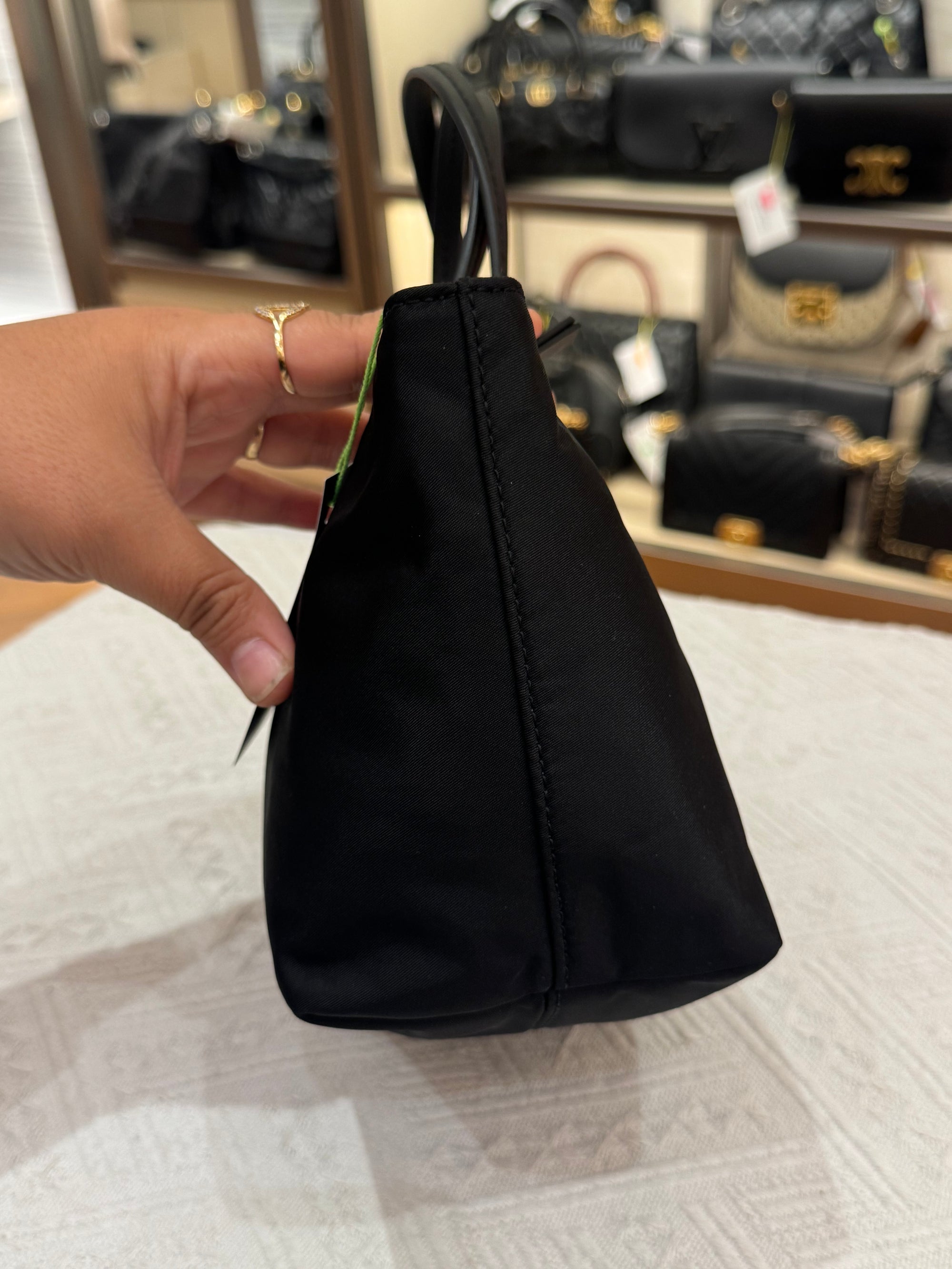 Tory Burch Mini Nylon Tote Black