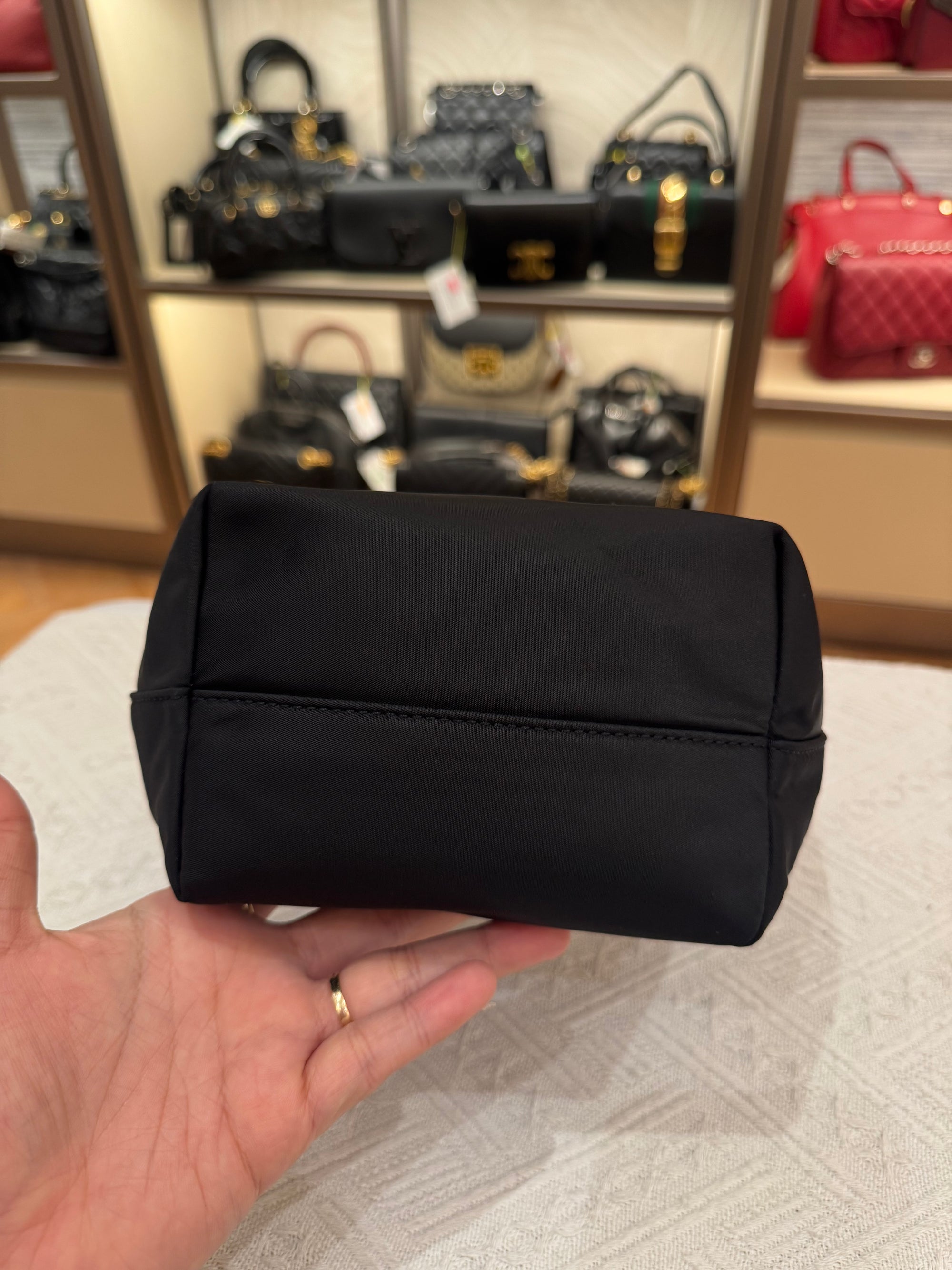 Tory Burch Mini Nylon Tote Black