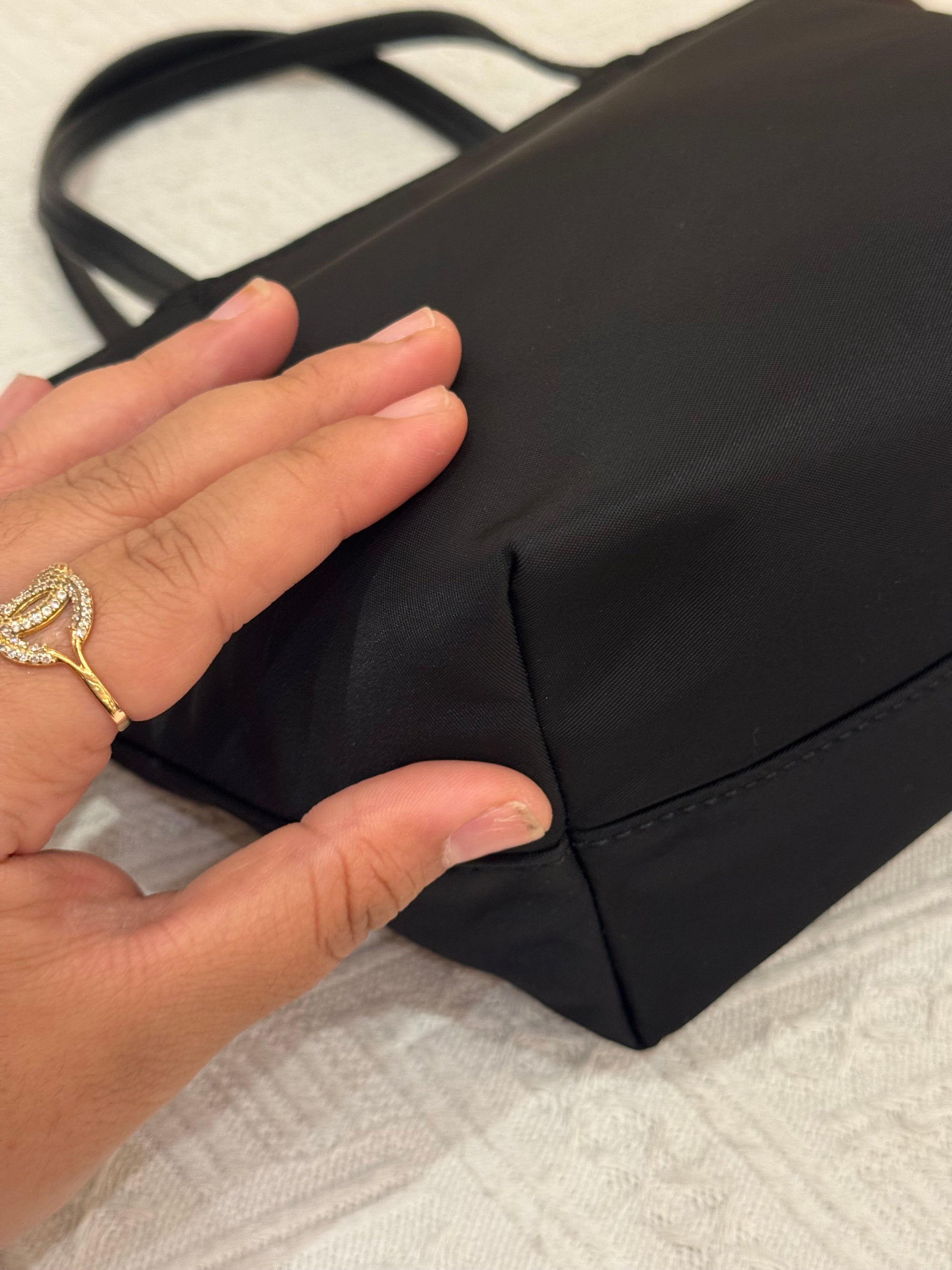 Tory Burch Mini Nylon Tote Black