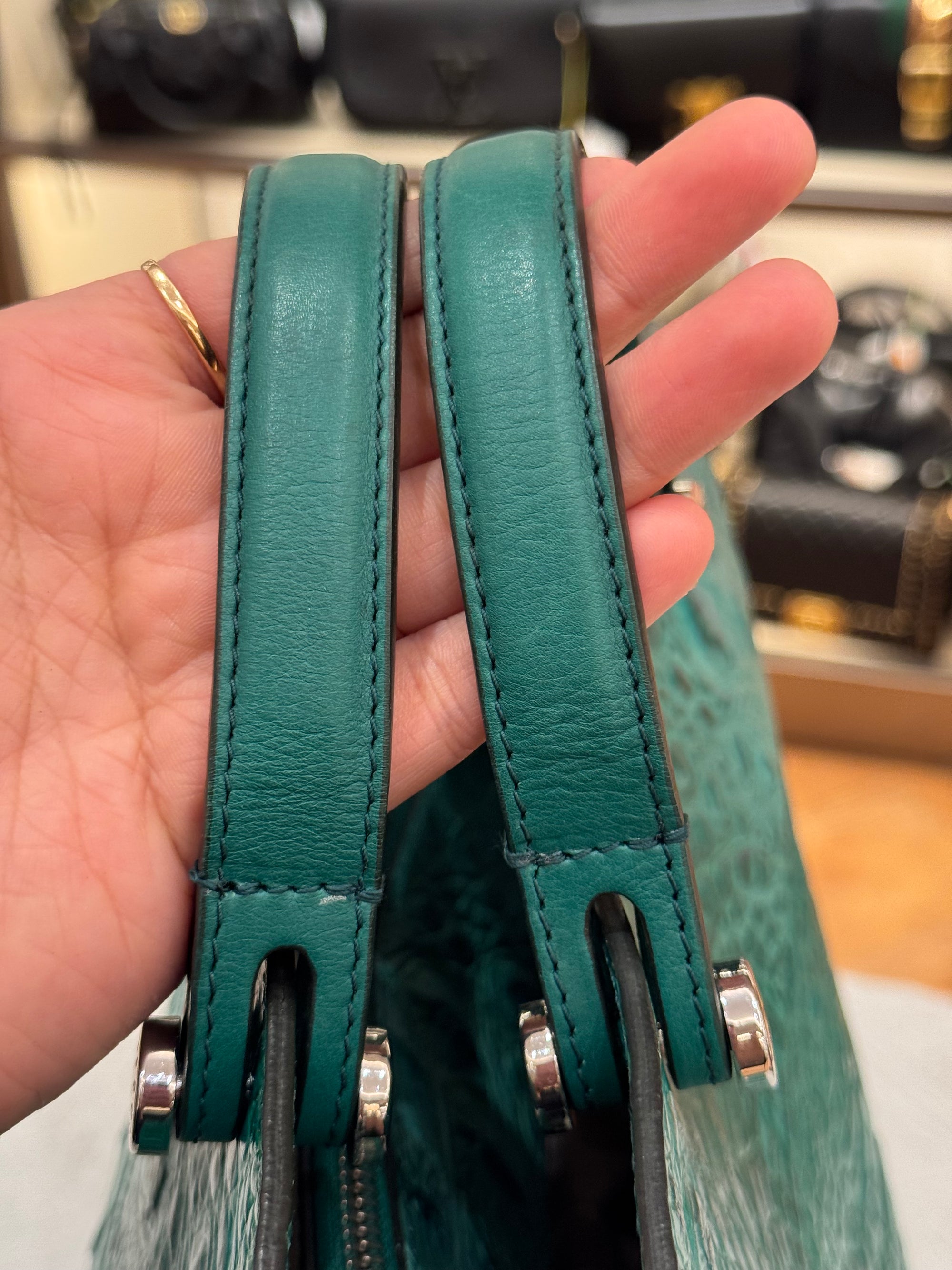 Furla Piper Croco Embossed