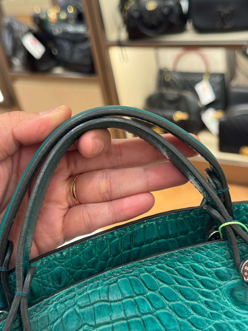 Furla Piper Croco Embossed