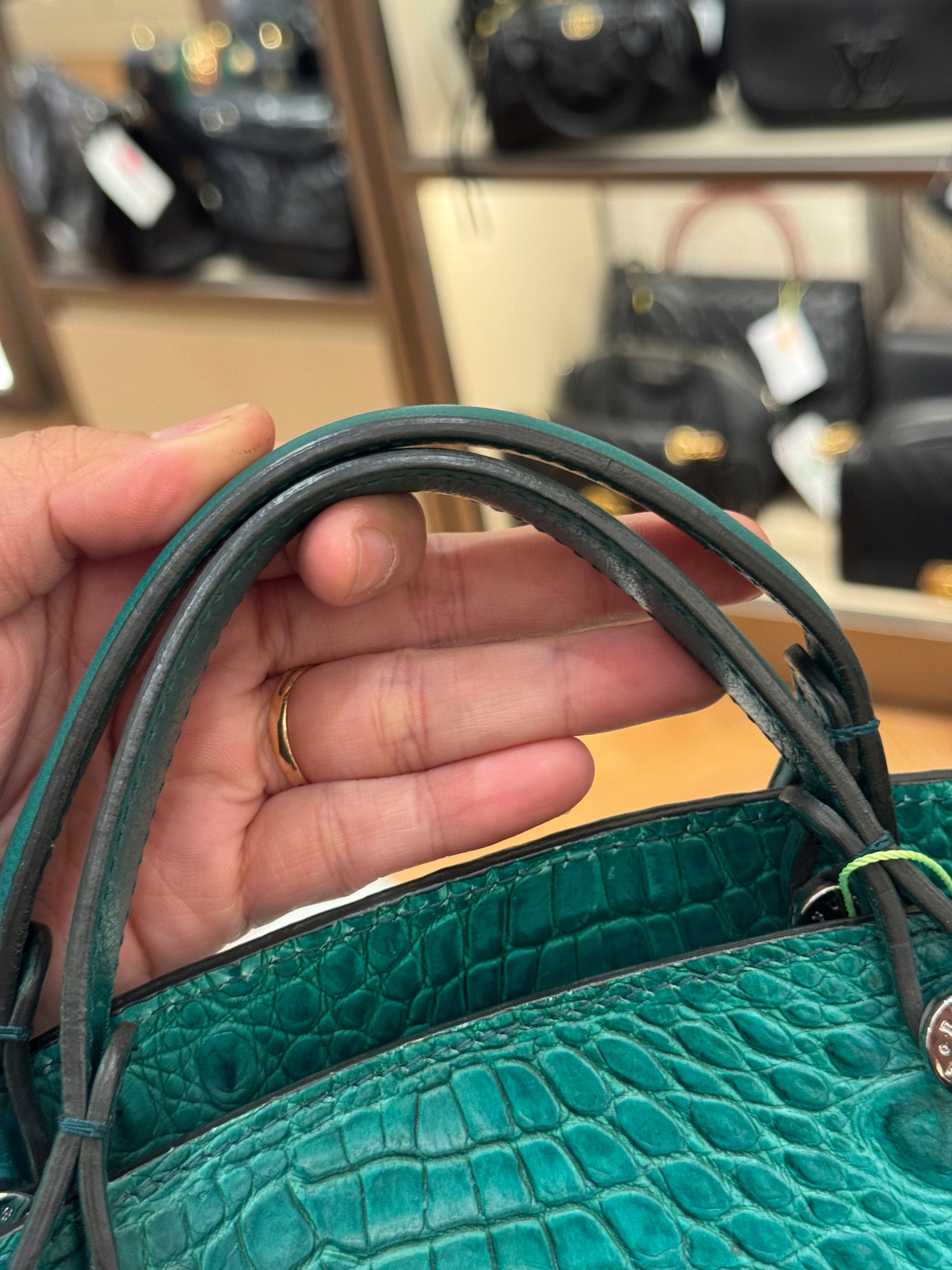 Furla Piper Croco Embossed