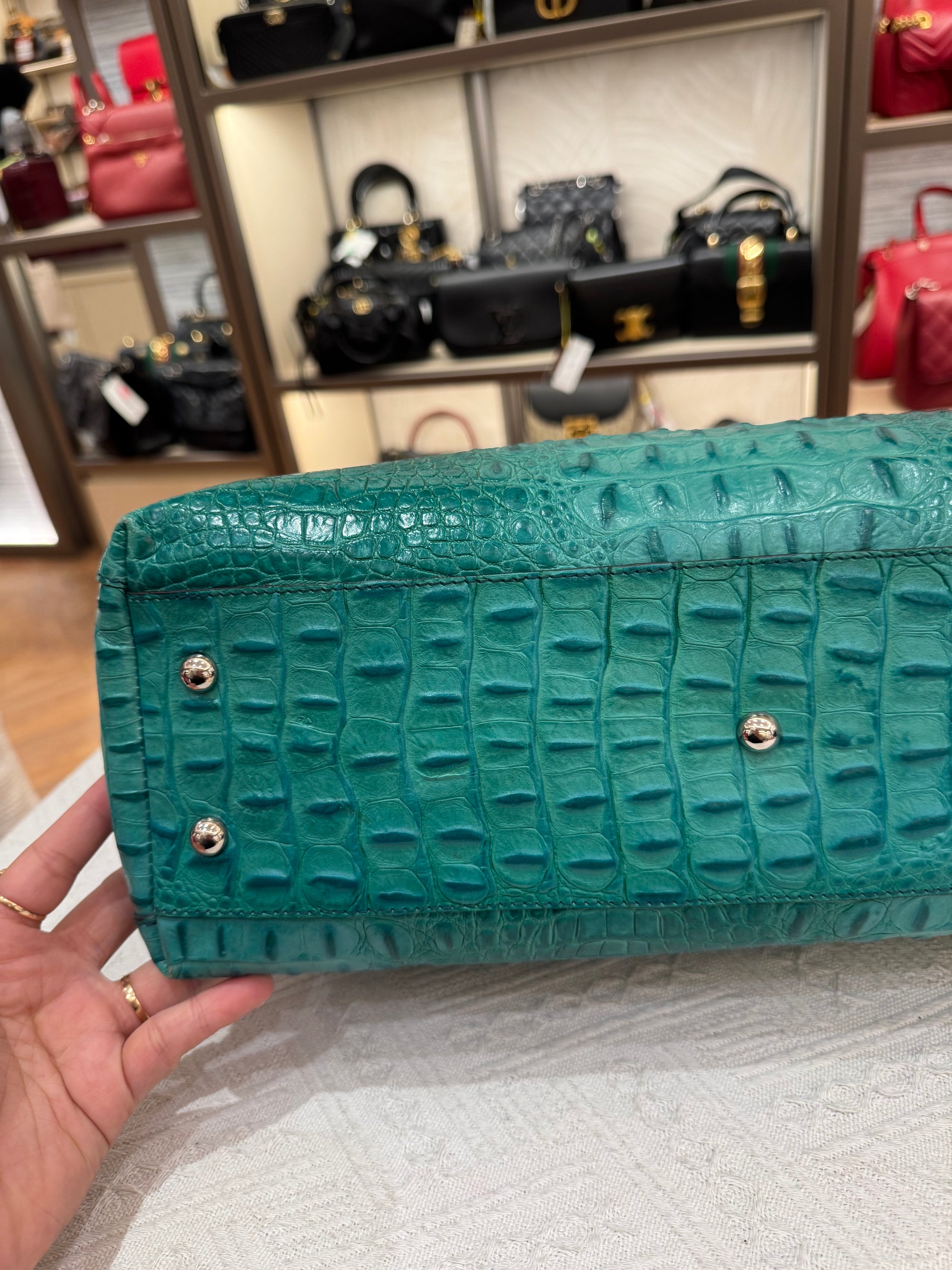 Furla Piper Croco Embossed