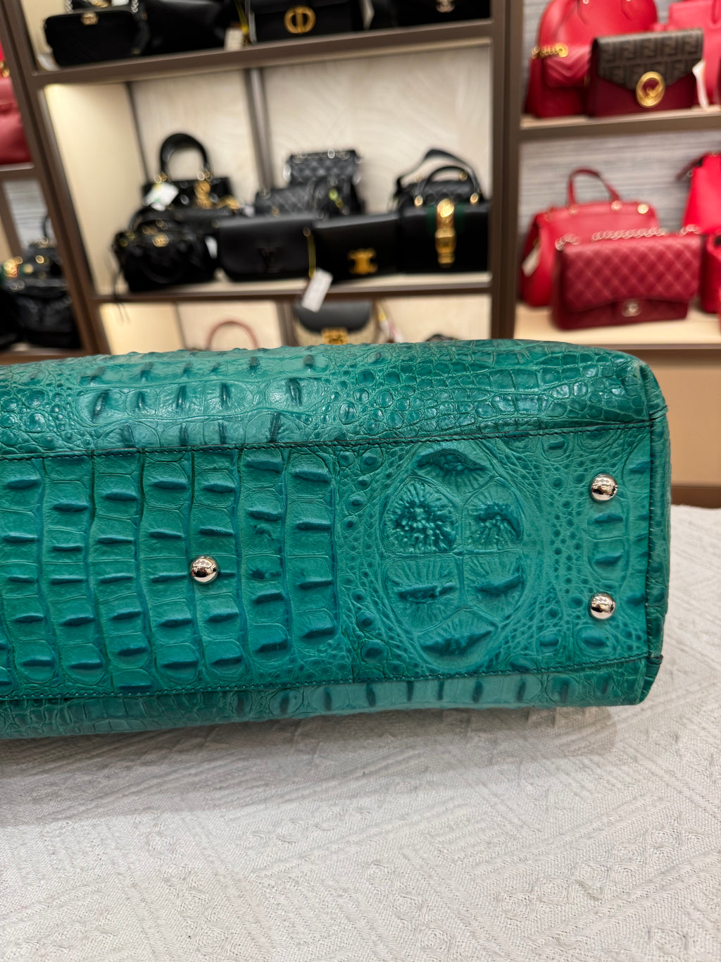 Furla Piper Croco Embossed