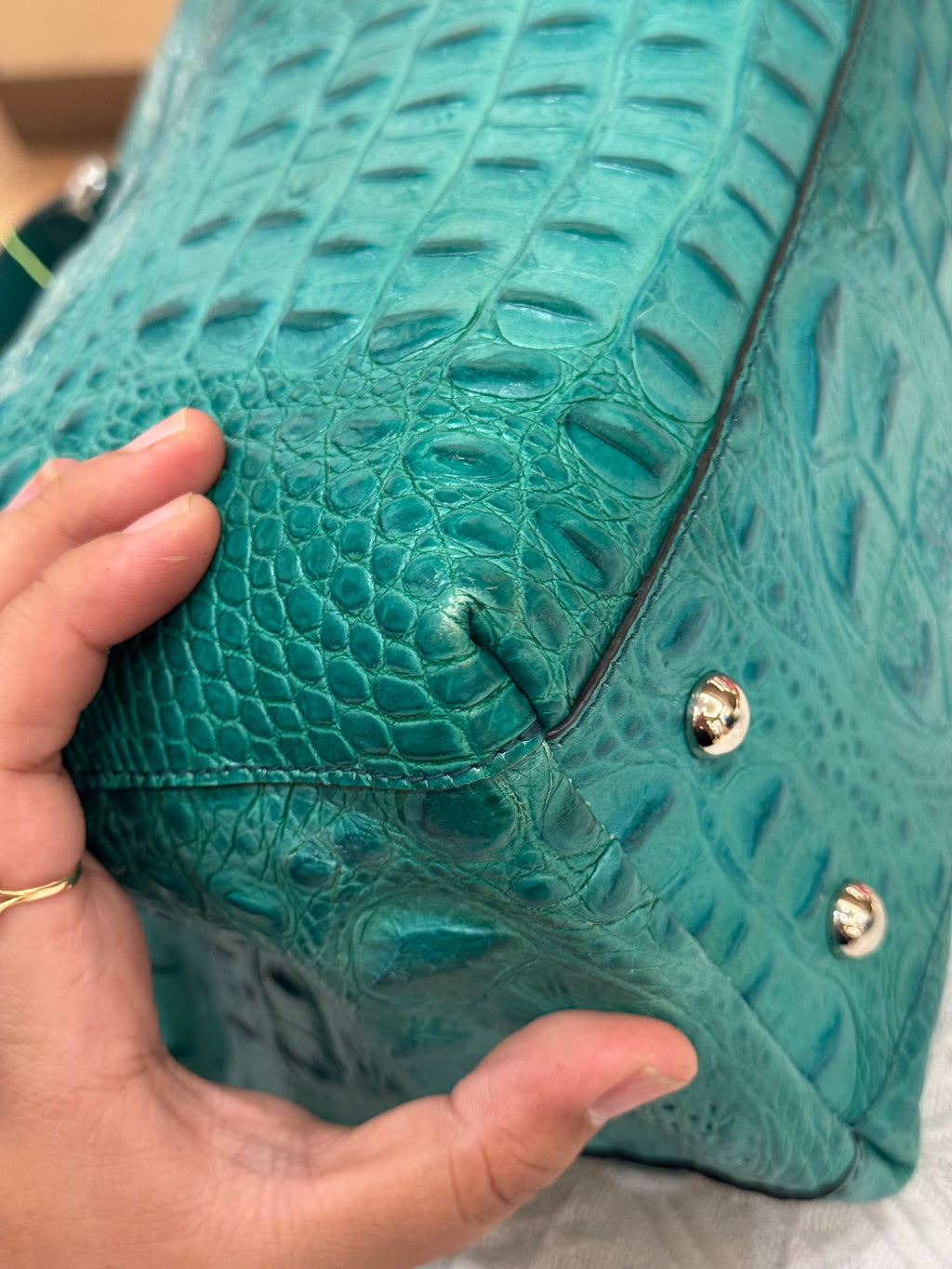 Furla Piper Croco Embossed