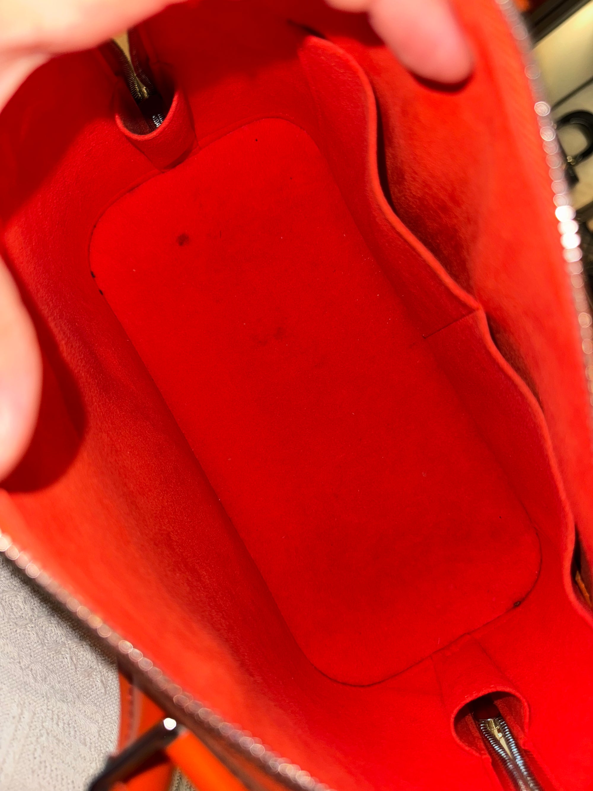 Louis Vuitton Alma Epi PM Piment