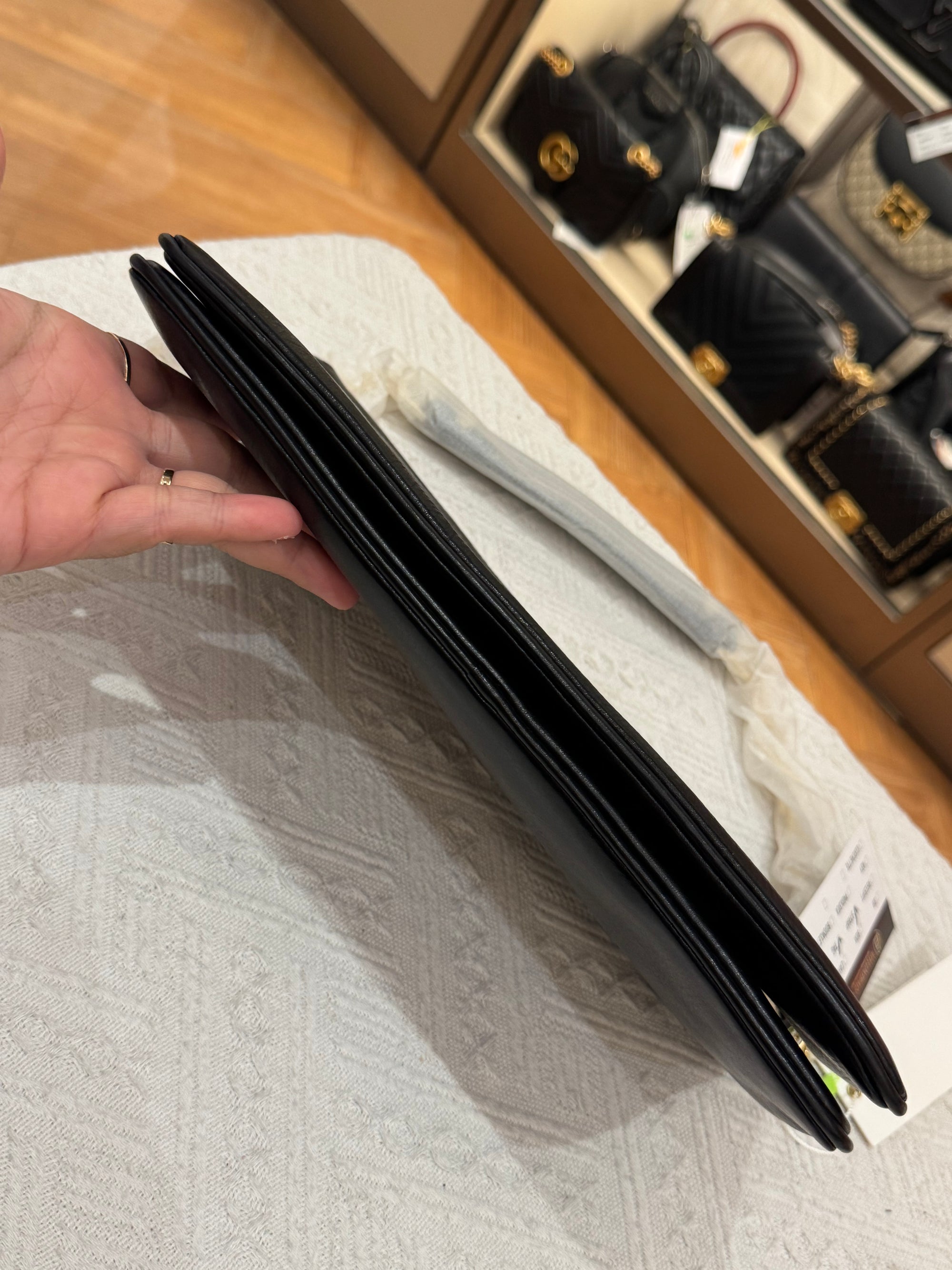 Tory Burch Bombe Reva Clutch / Shoulder Black
