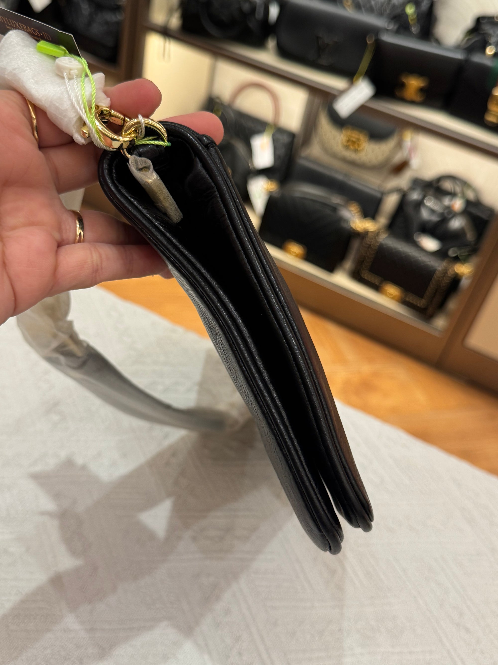 Tory Burch Bombe Reva Clutch / Shoulder Black