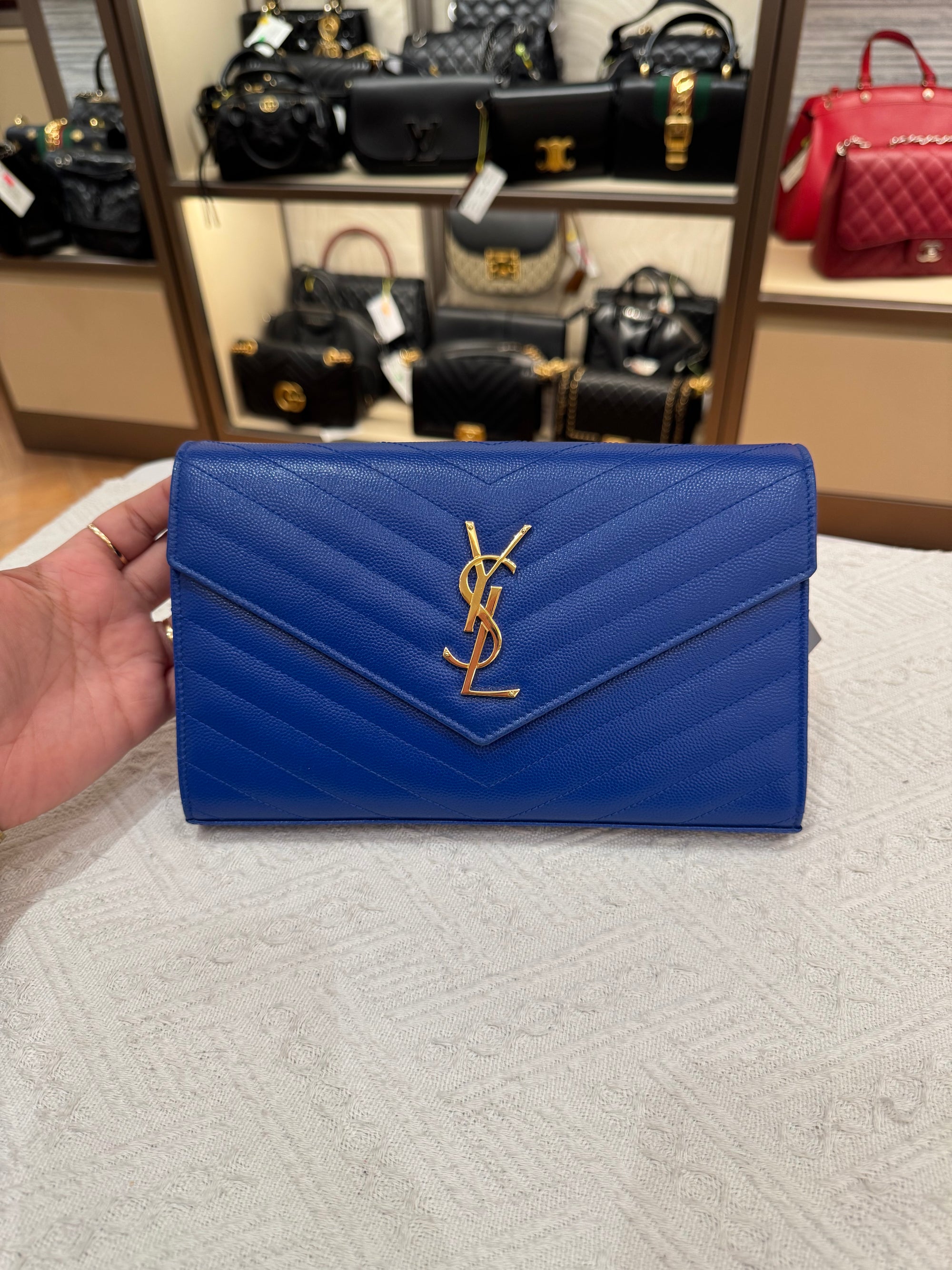 Yves Saint Laurent Woc 22 Blue GHW