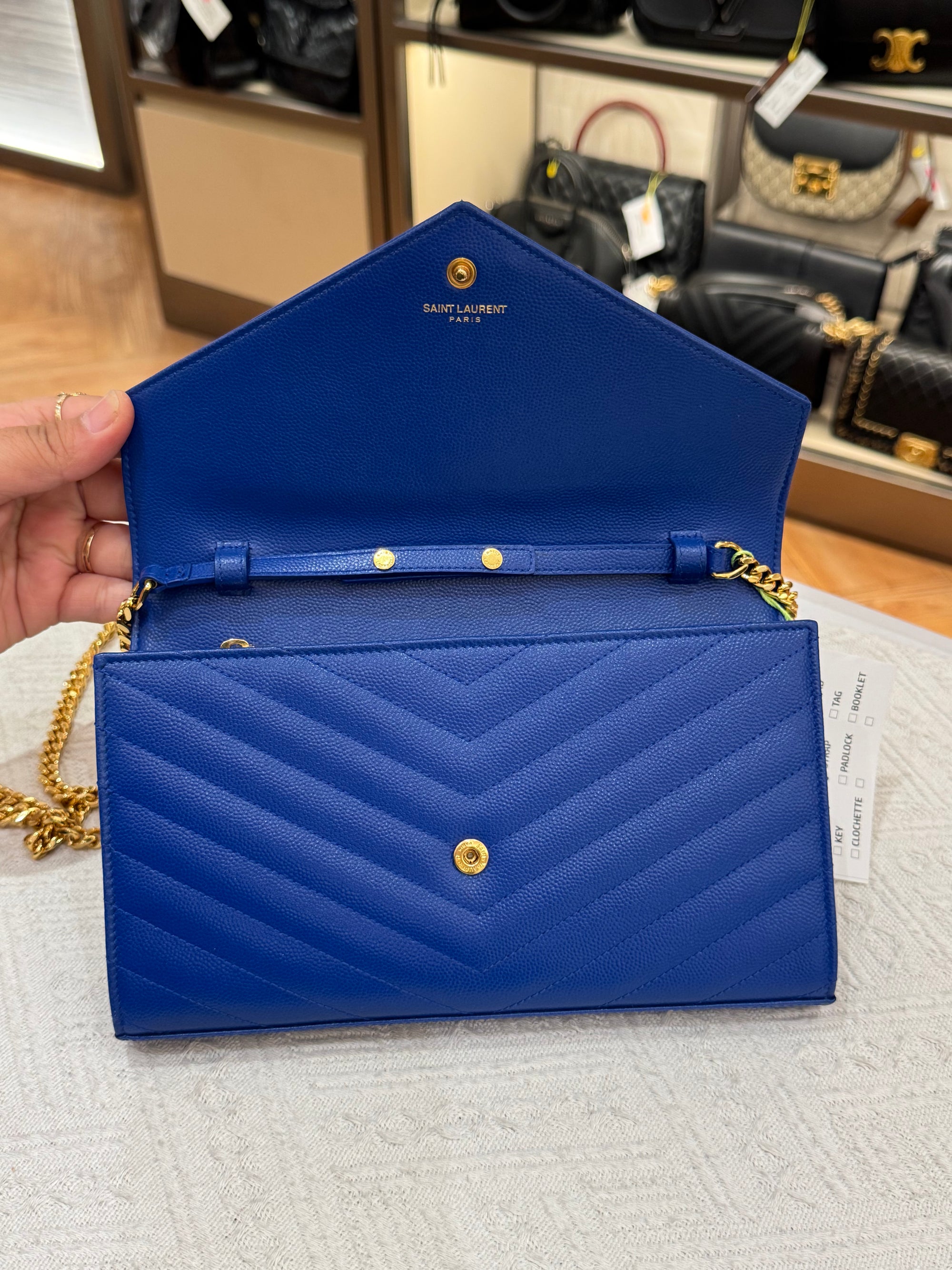 Yves Saint Laurent Woc 22 Blue GHW