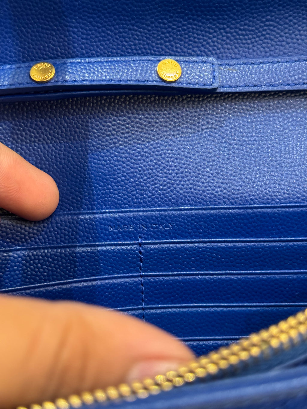 Yves Saint Laurent Woc 22 Blue GHW