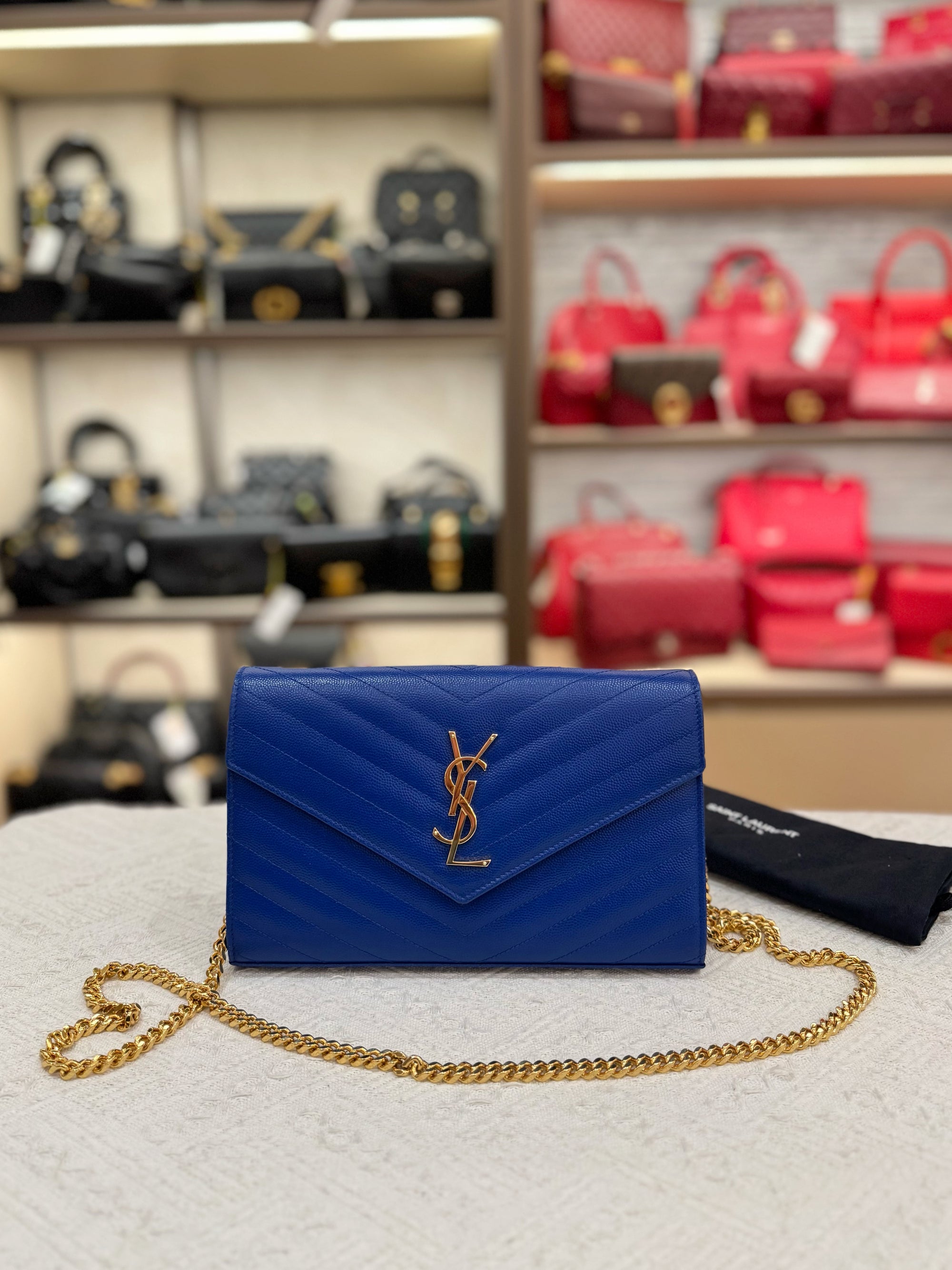 Yves Saint Laurent Woc 22 Blue GHW