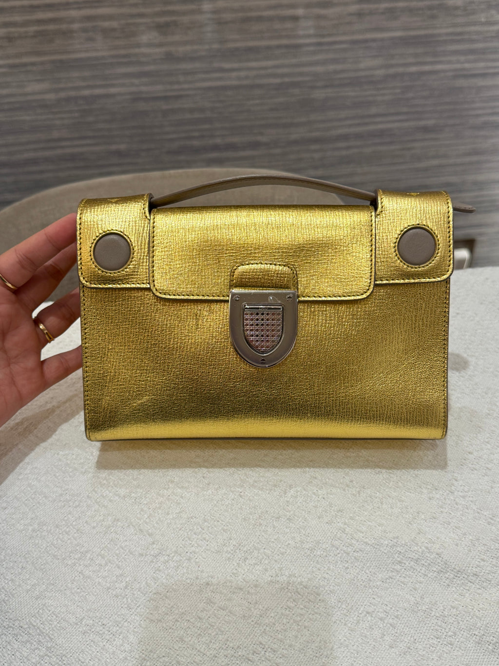 Diorever Top Handle Gold