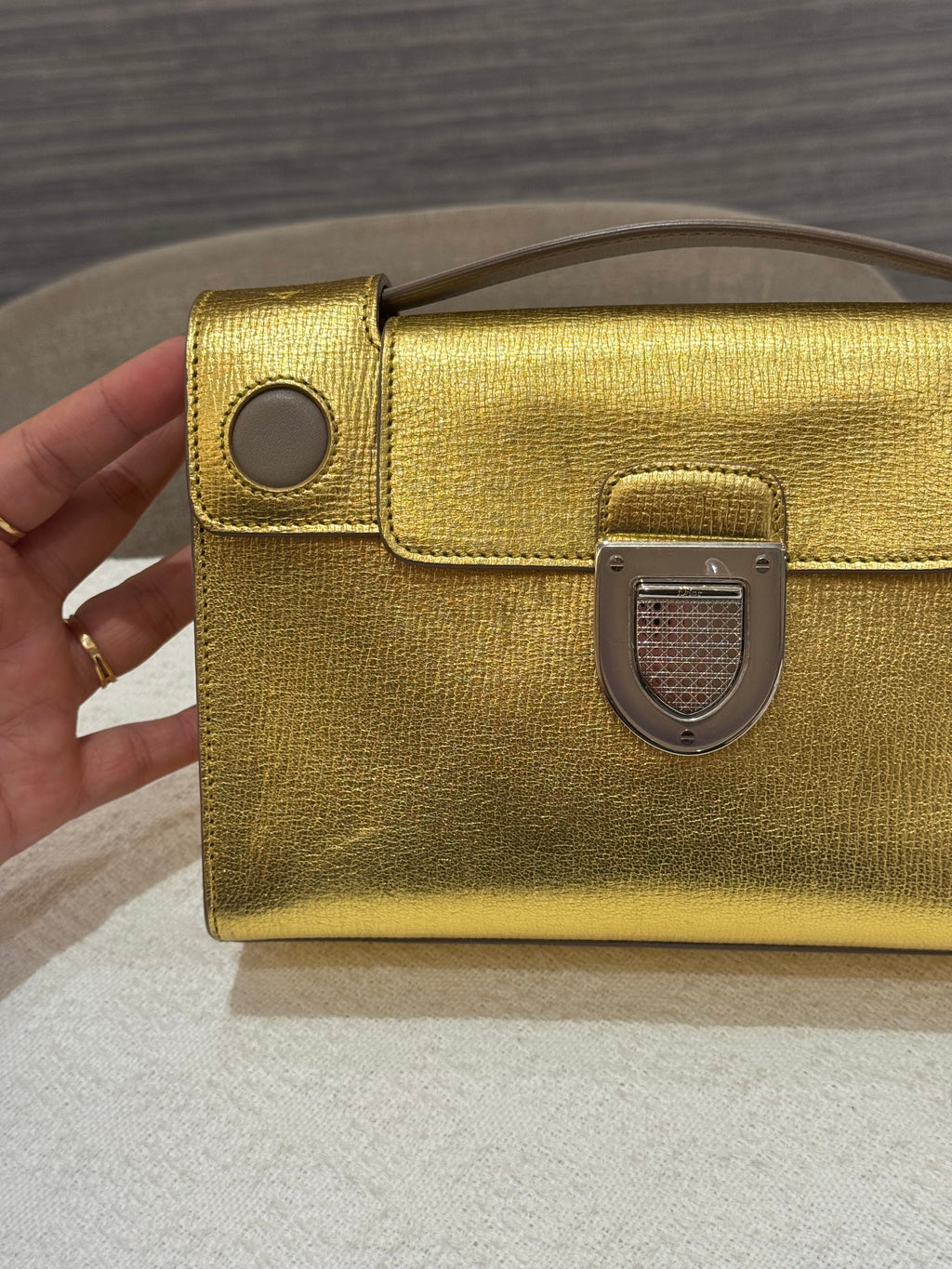 Diorever Top Handle Gold