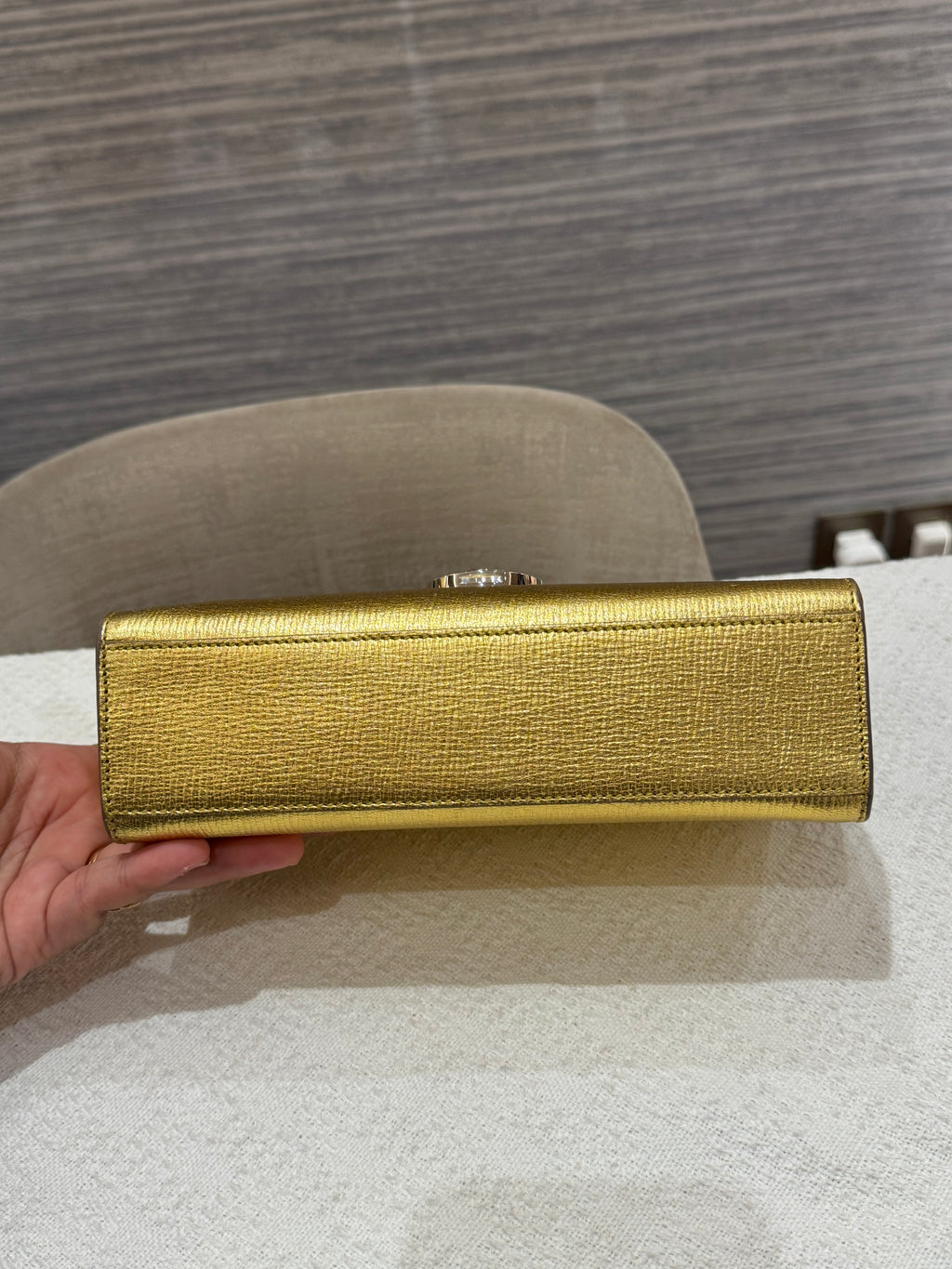 Diorever Top Handle Gold