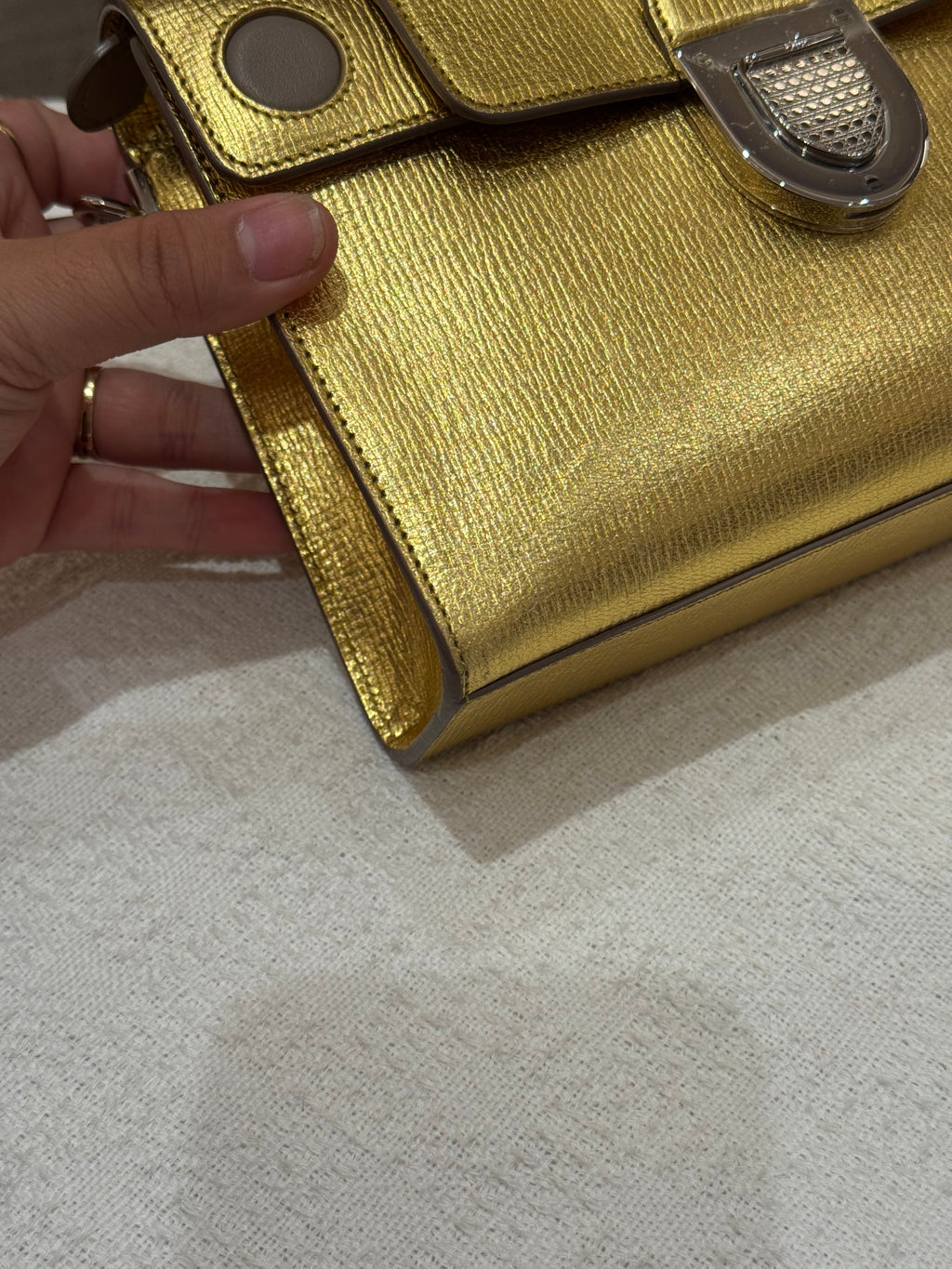 Diorever Top Handle Gold