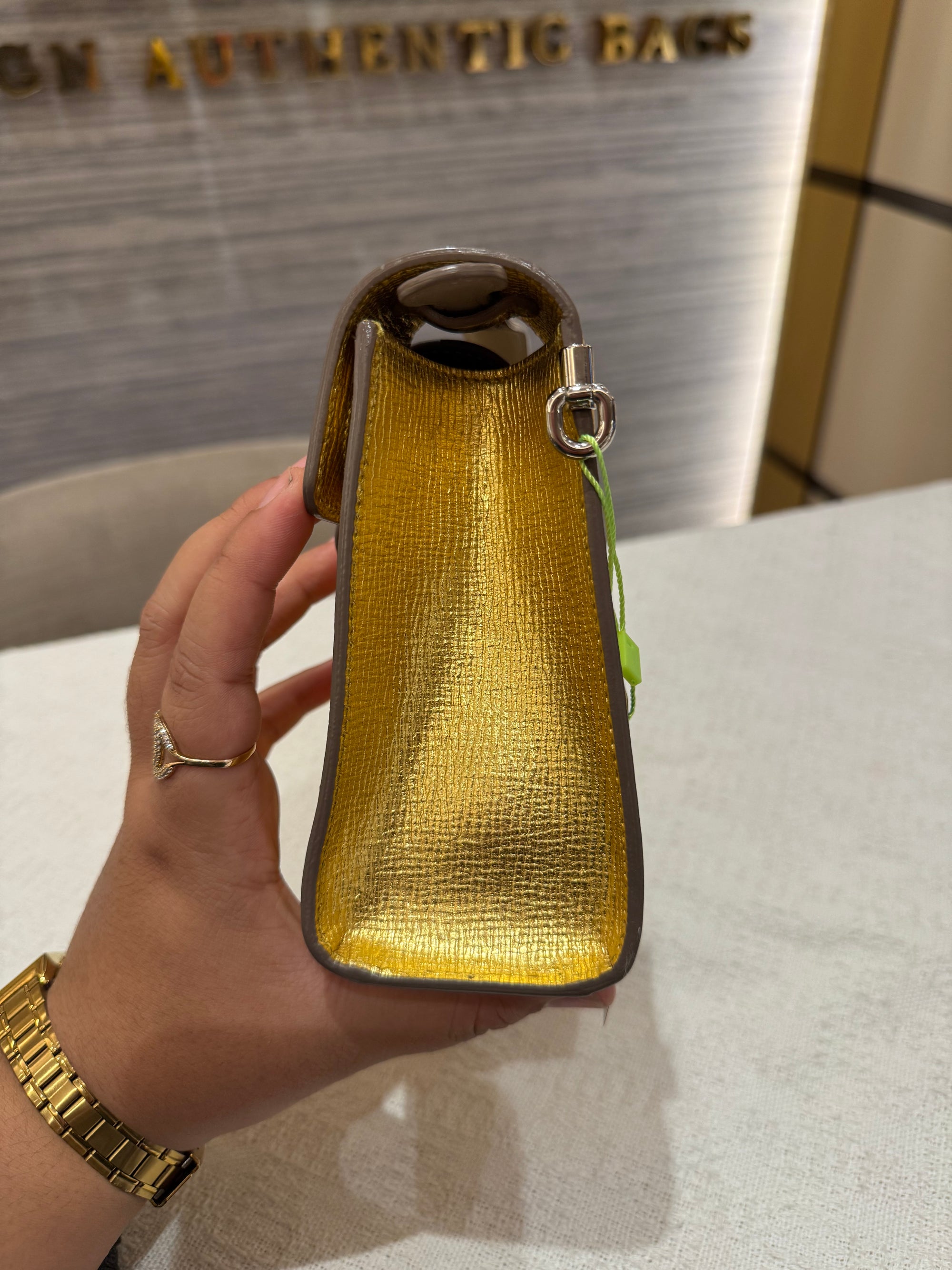 Diorever Top Handle Gold