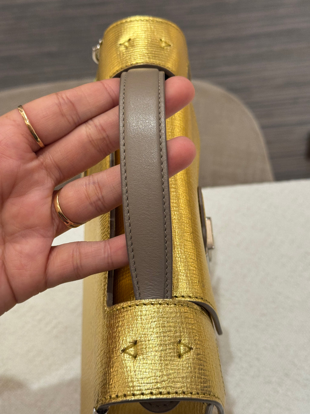 Diorever Top Handle Gold