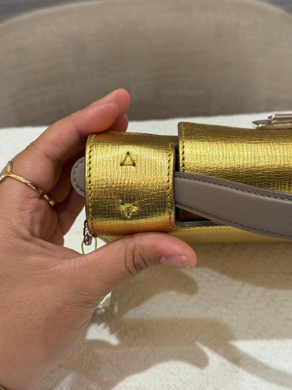 Diorever Top Handle Gold