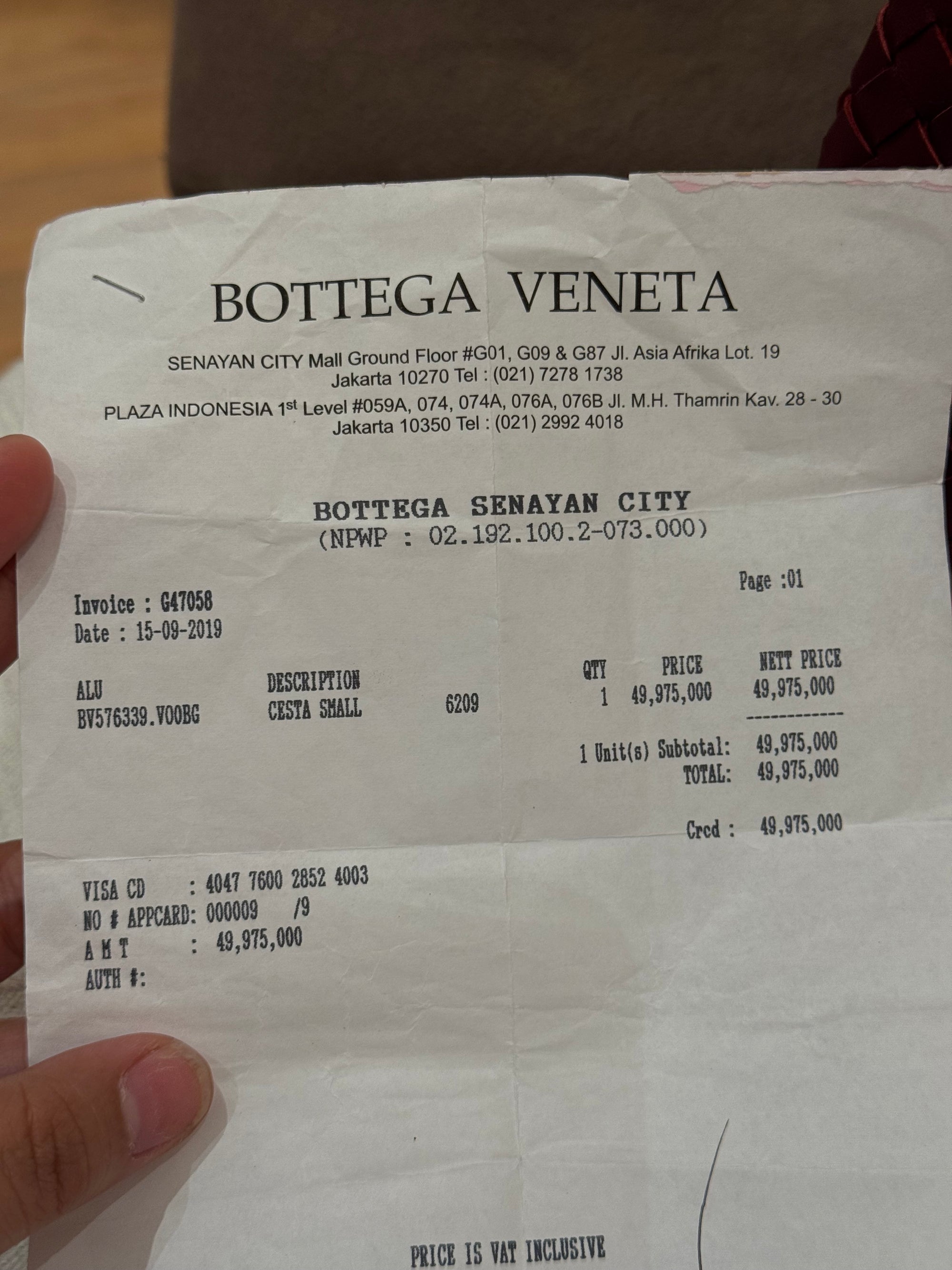 Bottega Veneta Cesta Small Tote Barolo