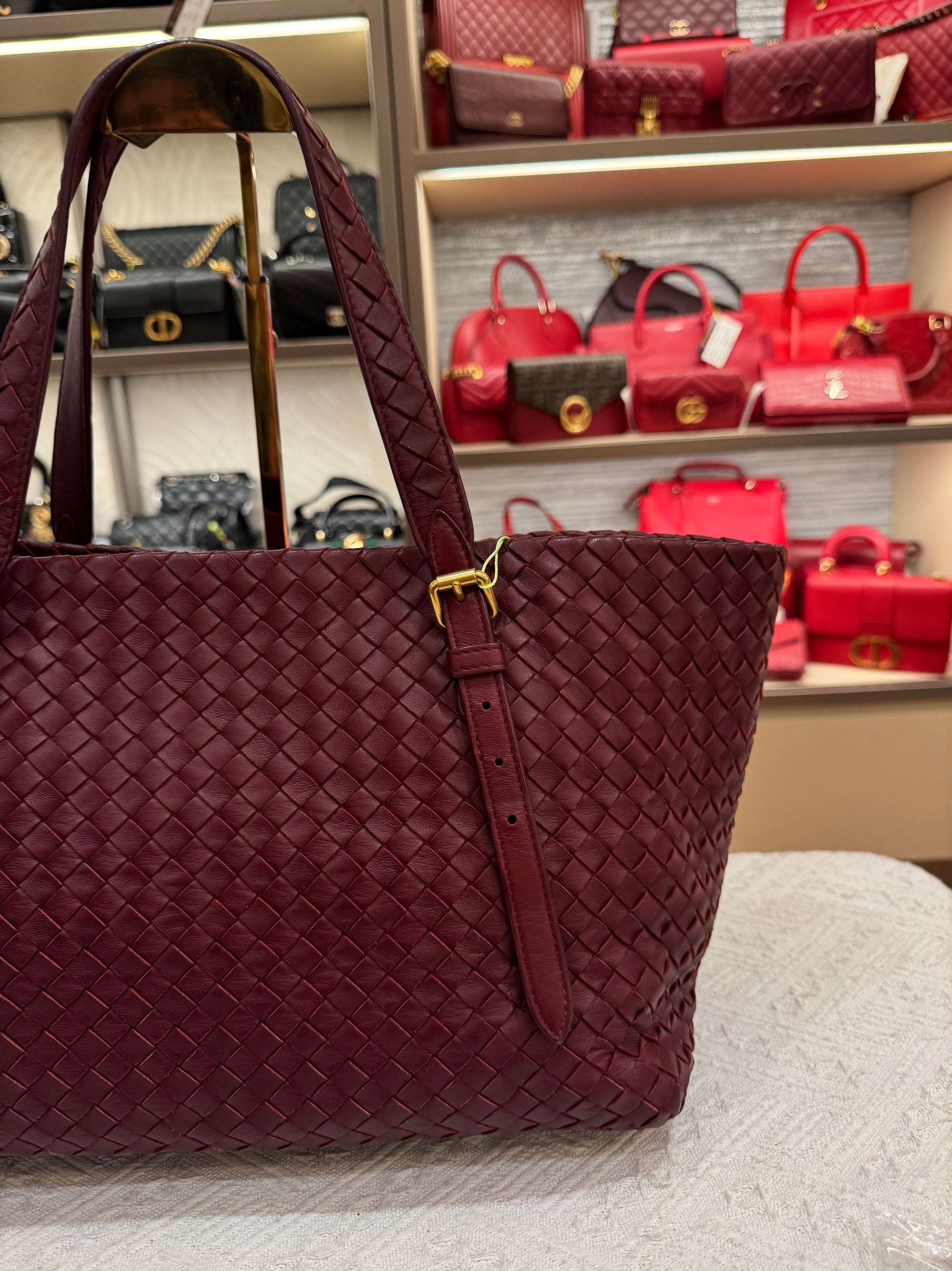 Bottega Veneta Cesta Small Tote Barolo